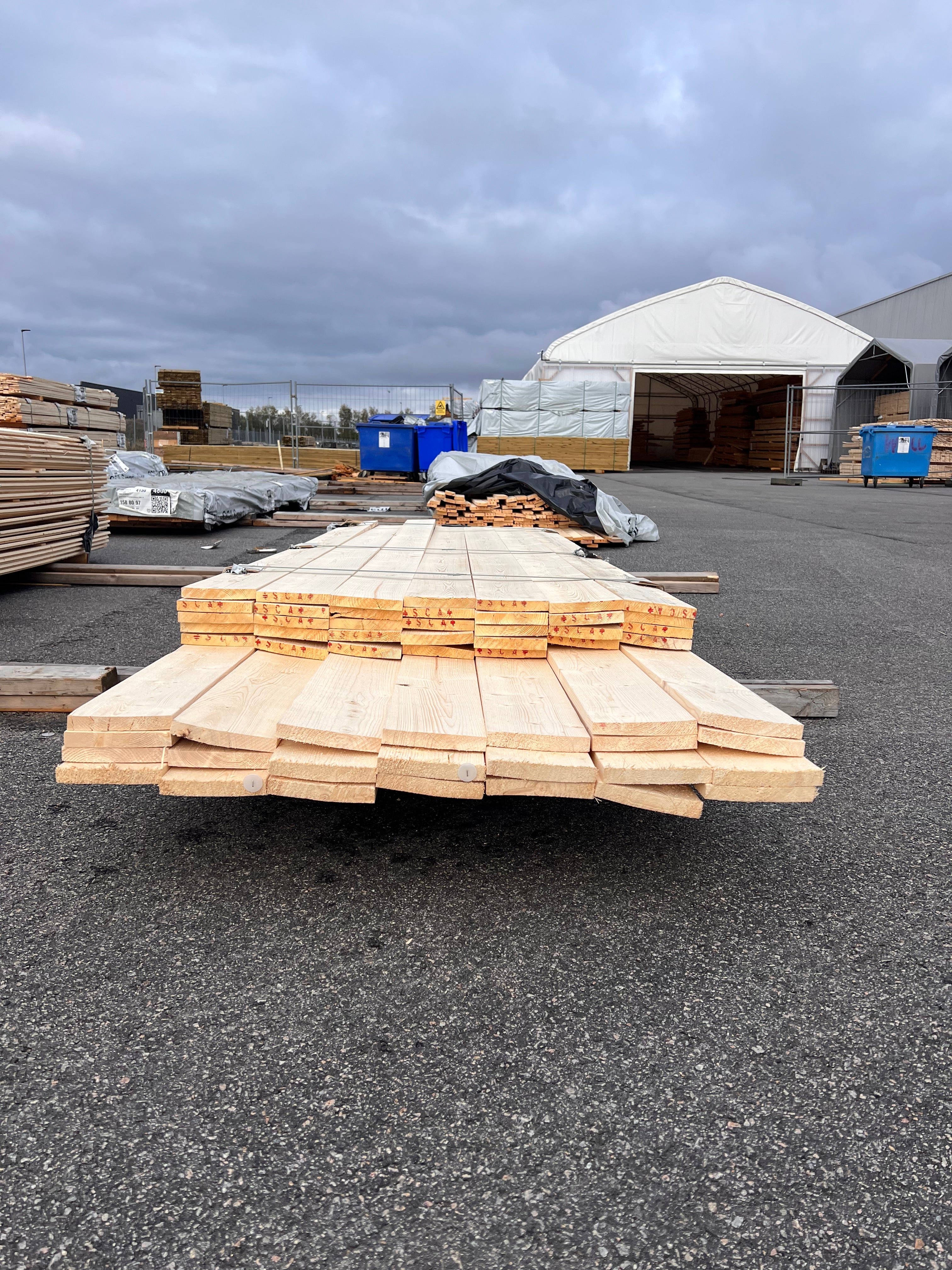 Paket Ytterpanelbräda 22x145mm 57st 3.00–3.60m (B- Sortering)