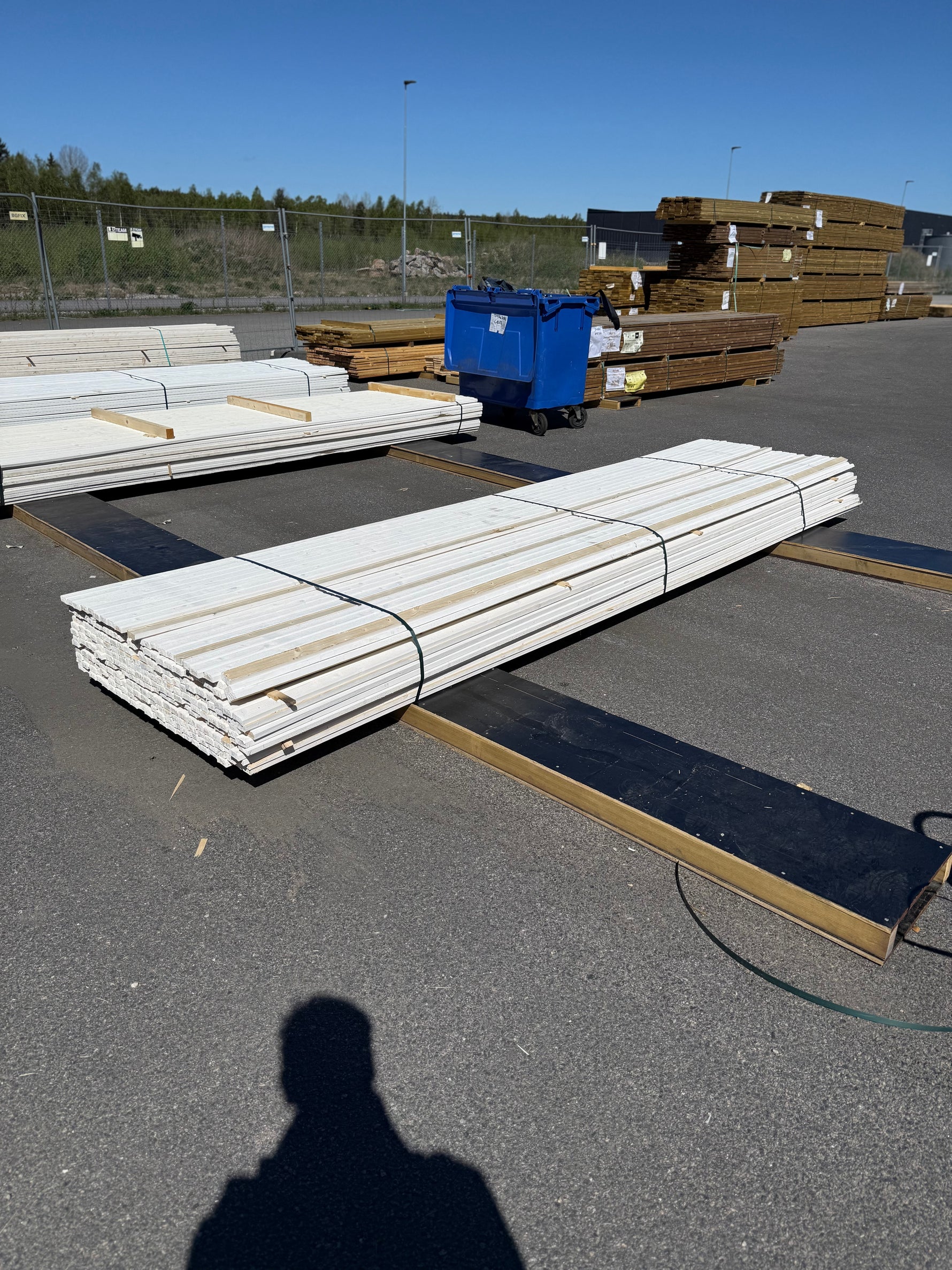 Paket Lockläkt 22x45mm, 258st 4.20m- Grundmålade