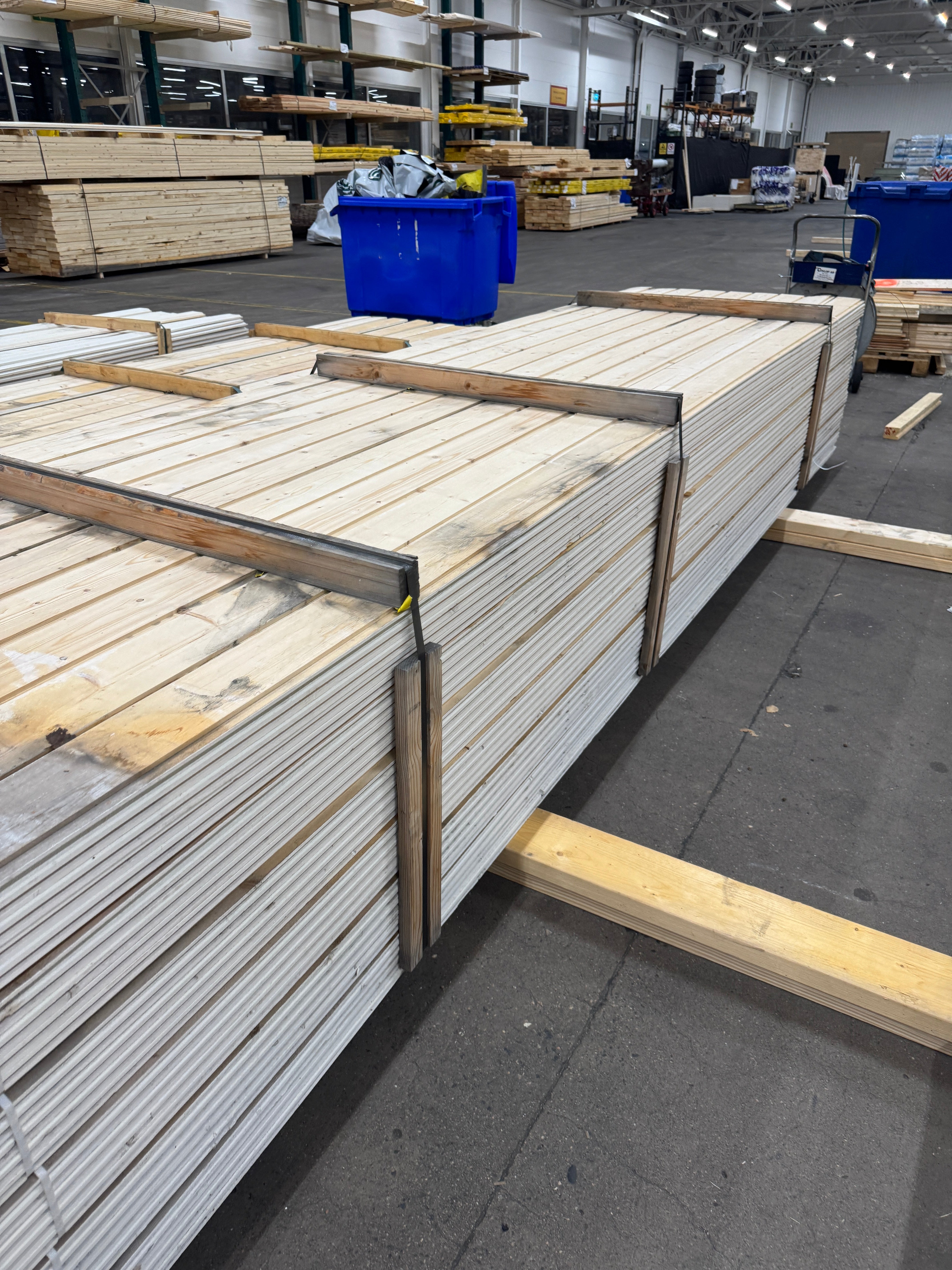 Paket Ytterpanel 22x120mm Vit – 270 st 4,50 m (enkelfasspont)