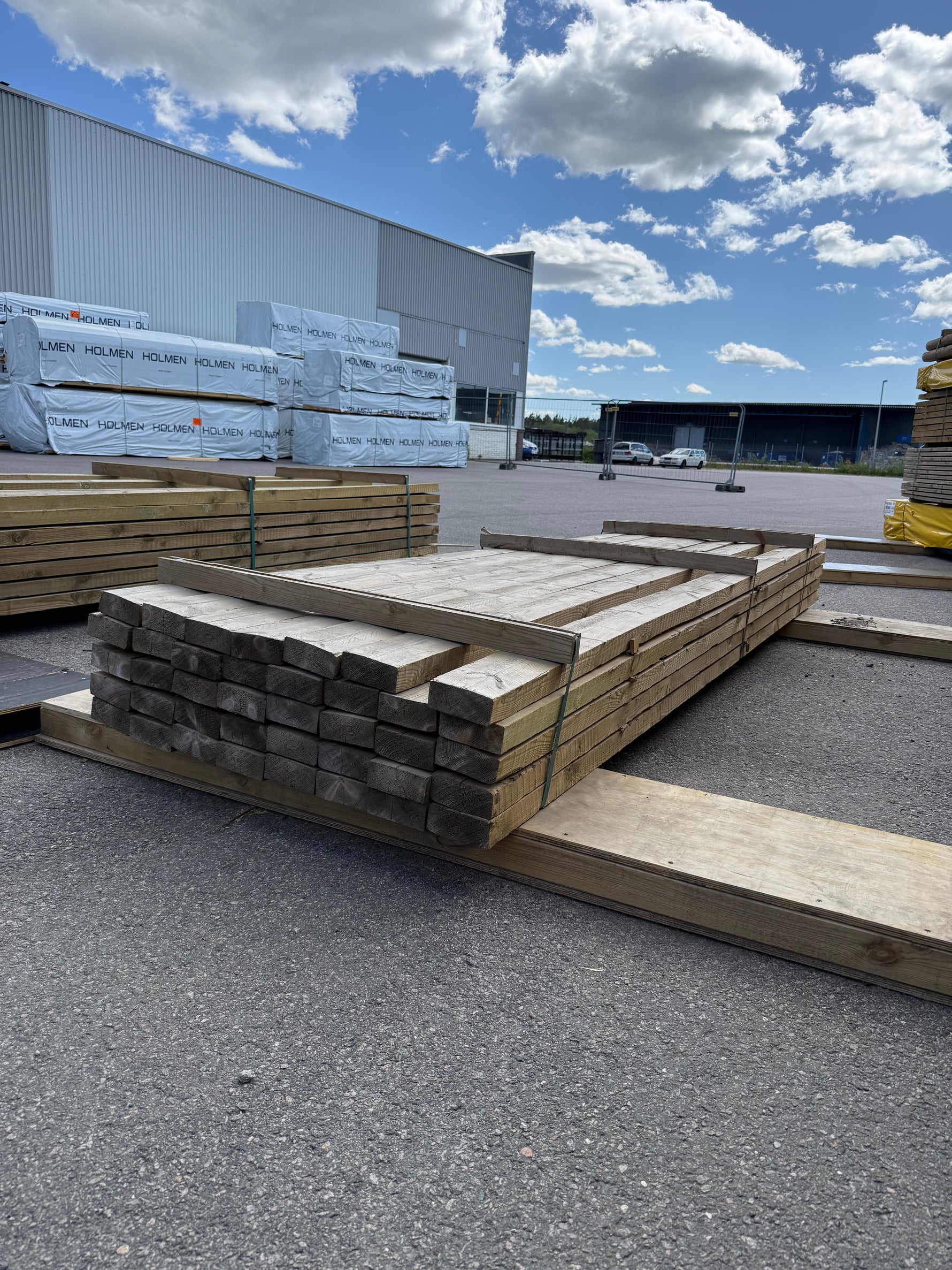 Paket Tryckimpregnerade Reglar Ohyvlade (NTR A) 50x125mm 39st 3,60m