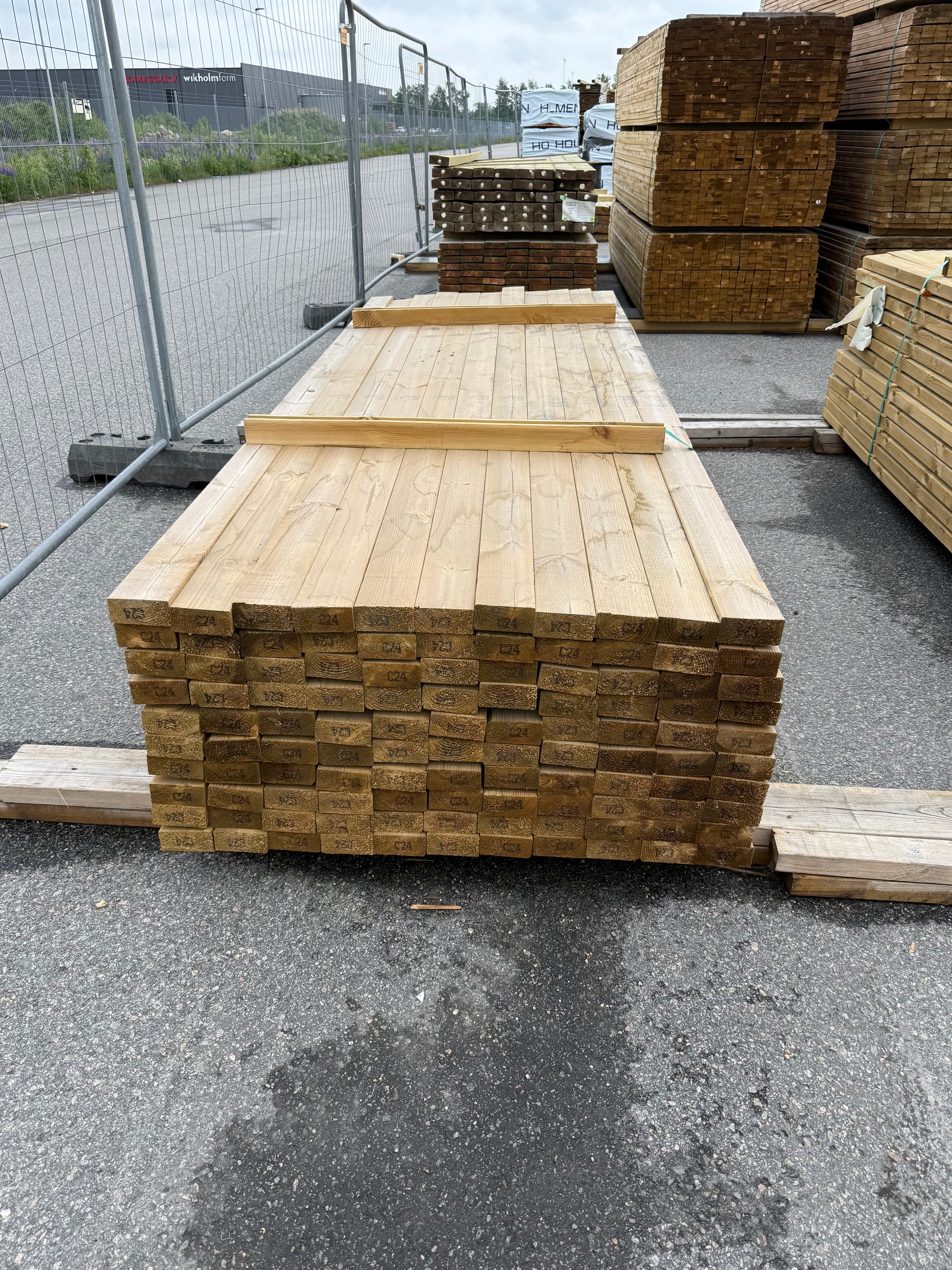 Paket Tryckimpregnerade Reglar 45x95mm, 110st 3,0m (C24)