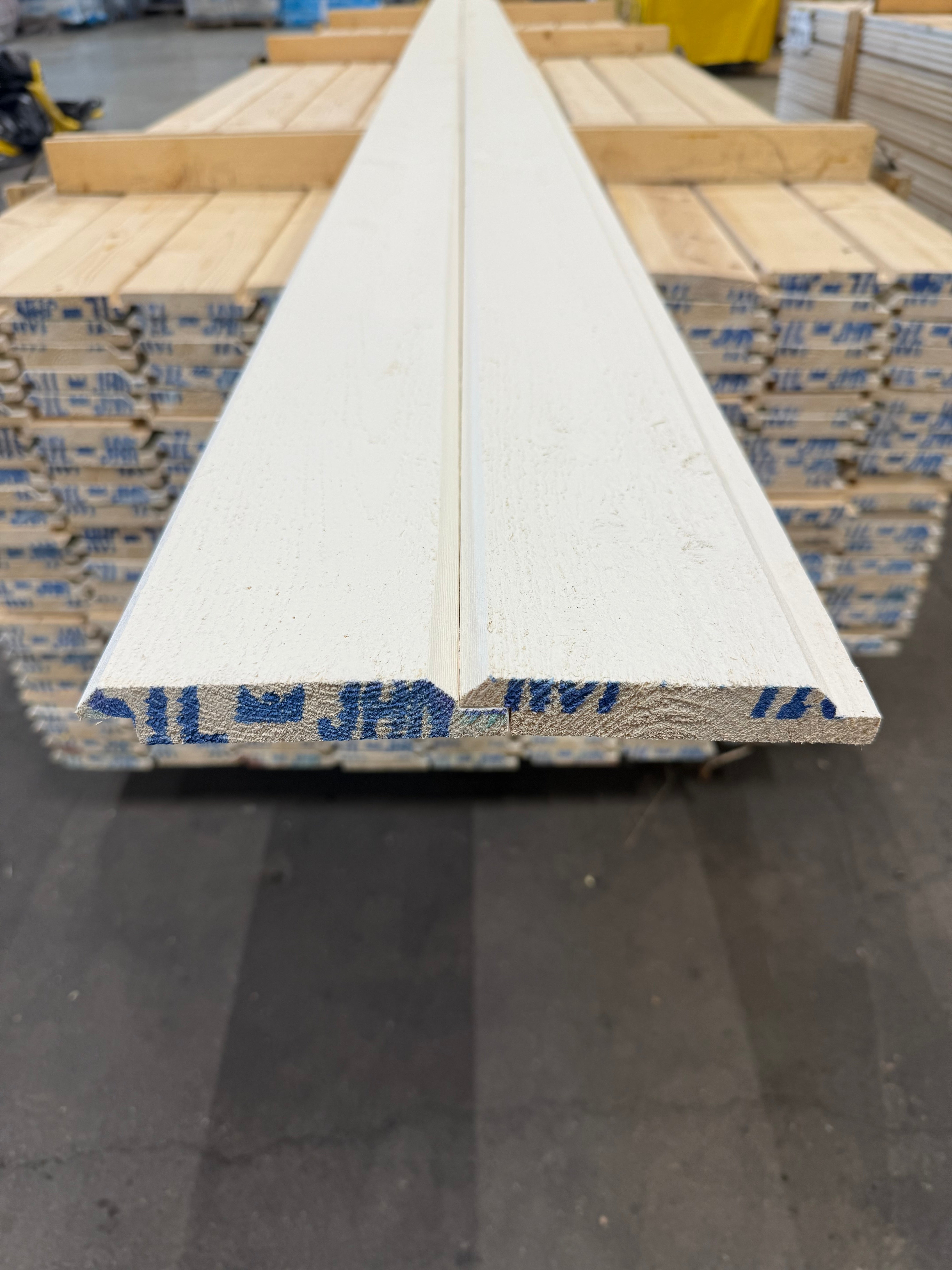 Ytterpanel Dubbelfas Halvspont 22x120mm