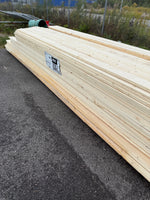Parti Finsågade Brädor 22x120 mm – 3.60-4.80m (Andra sortering)