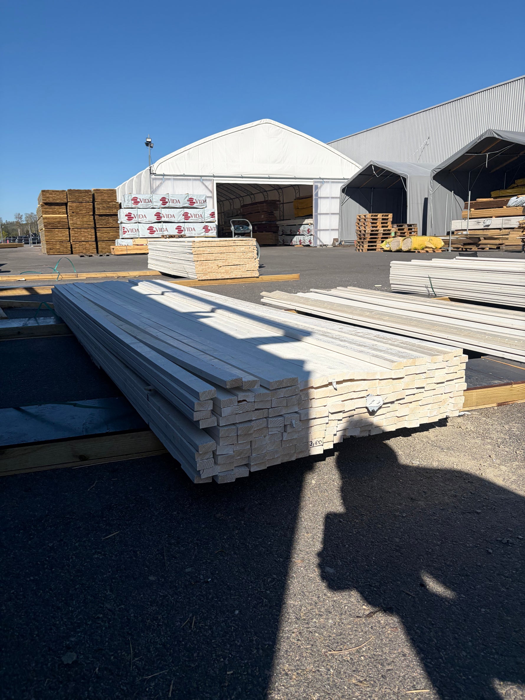 Parti Lockläkt 22x45mm, 190st 3.60m- Grundmålad