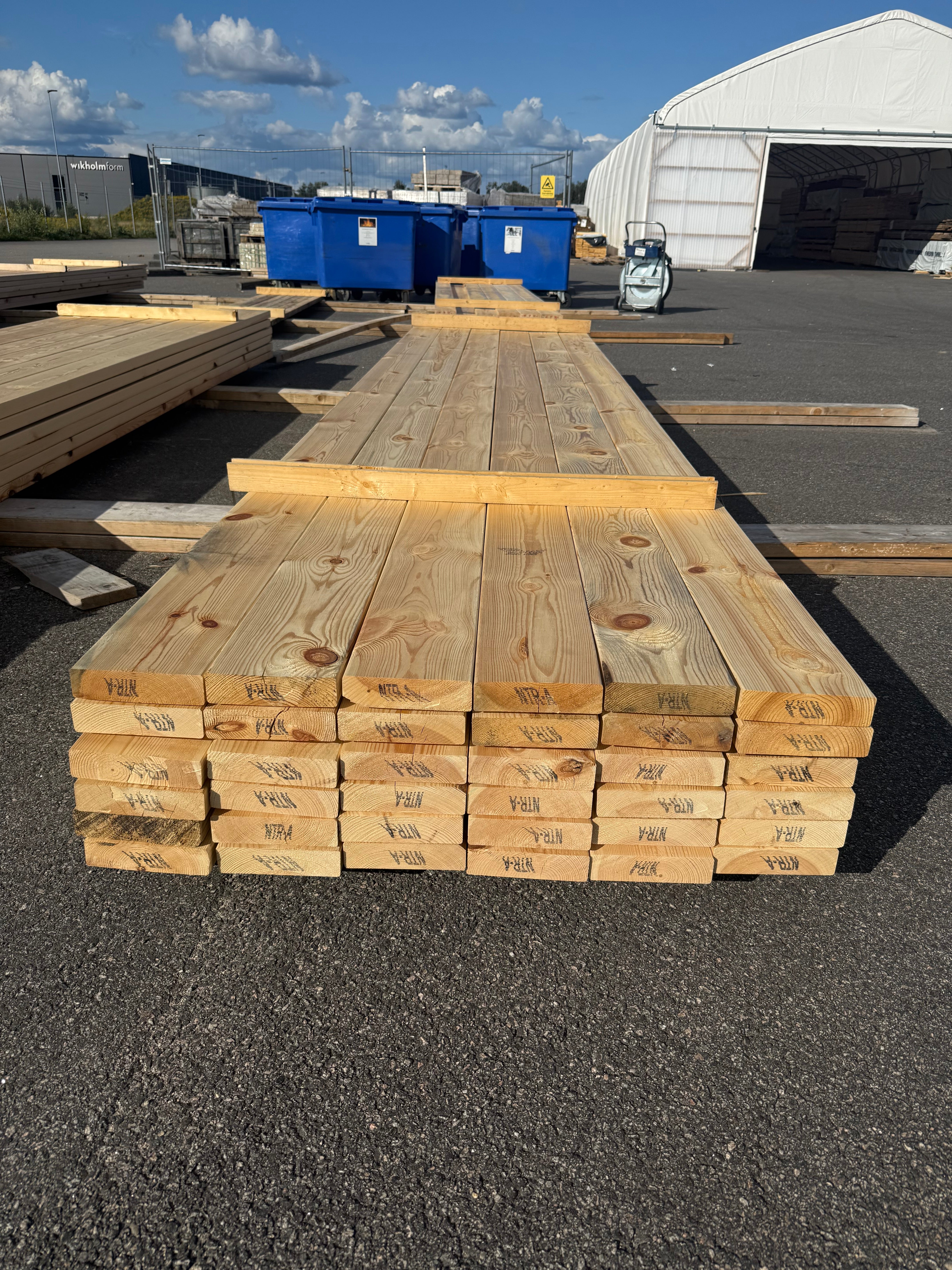 Paket Reglar 45x170mm 5.10m 36st Furu