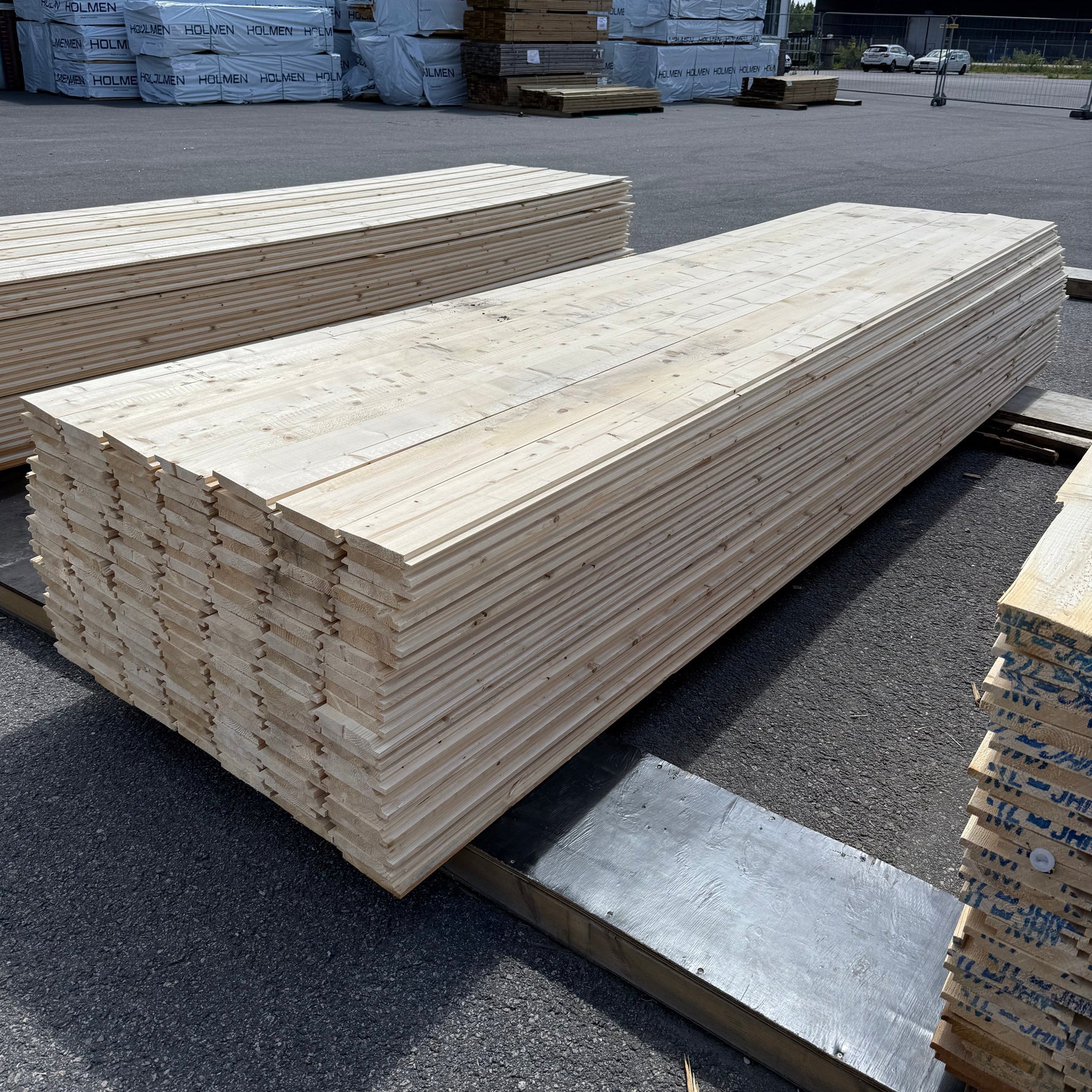 Paket Ytterpanel Dubbelfas Halvspont 22x145mm, 175st 3,90m