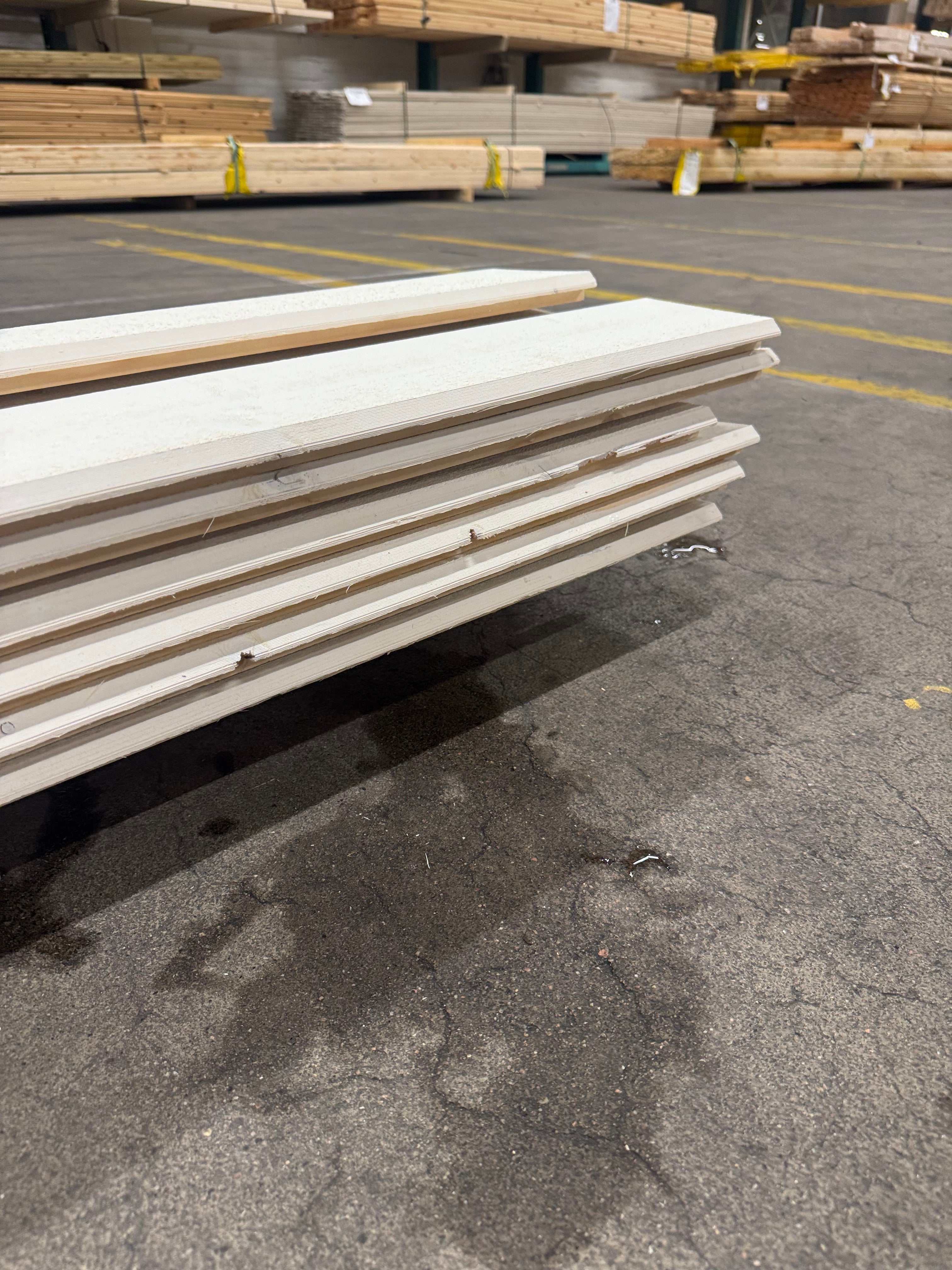 Paket Ytterpanel Dubbelfas 22x145mm – 13 st (5,40 m, Vit Alkydoljefärg)