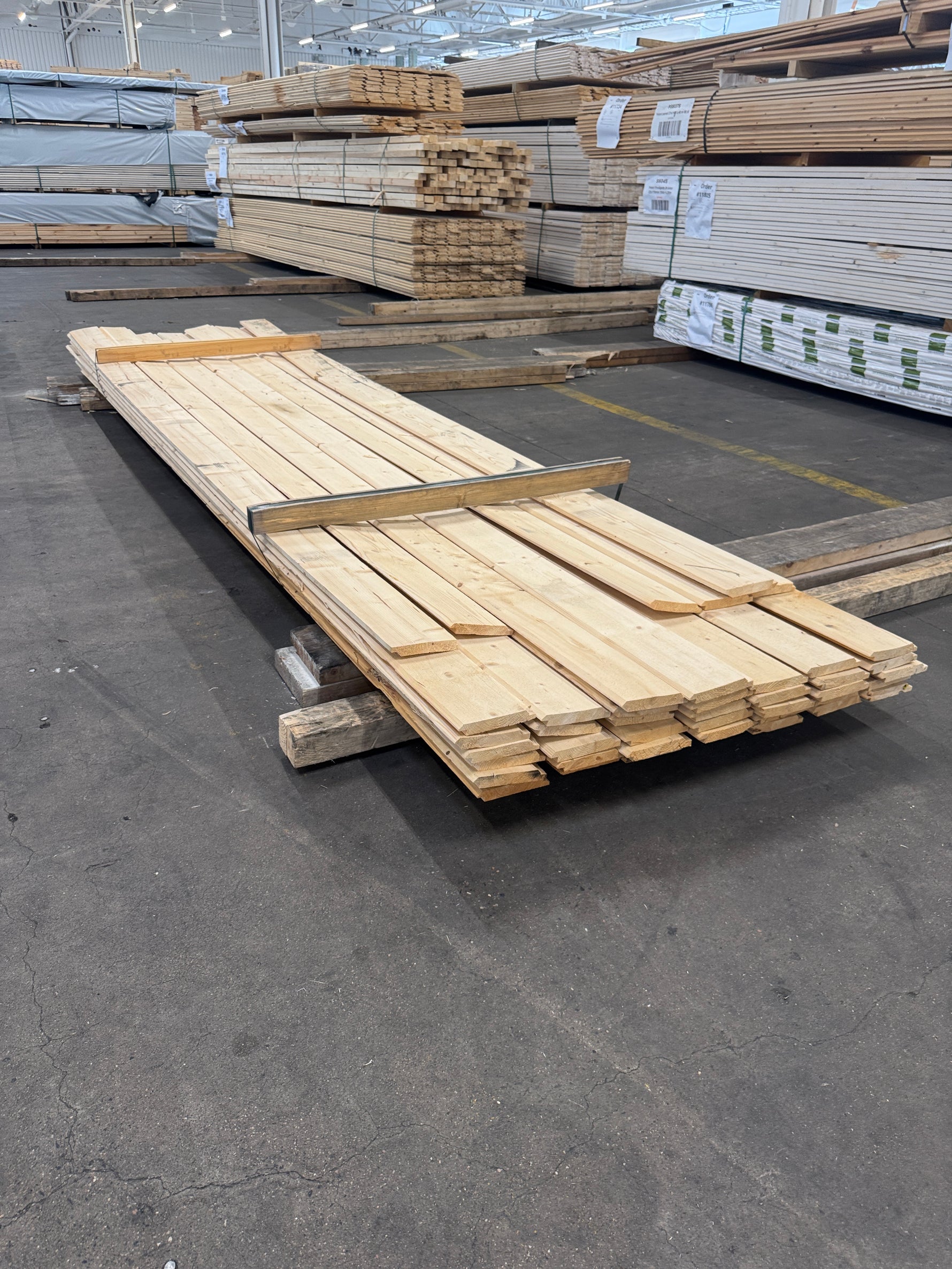 Paket Ytterpanel Dubbelfas Fals 22x145mm 3,60–3,90m – 43 st
