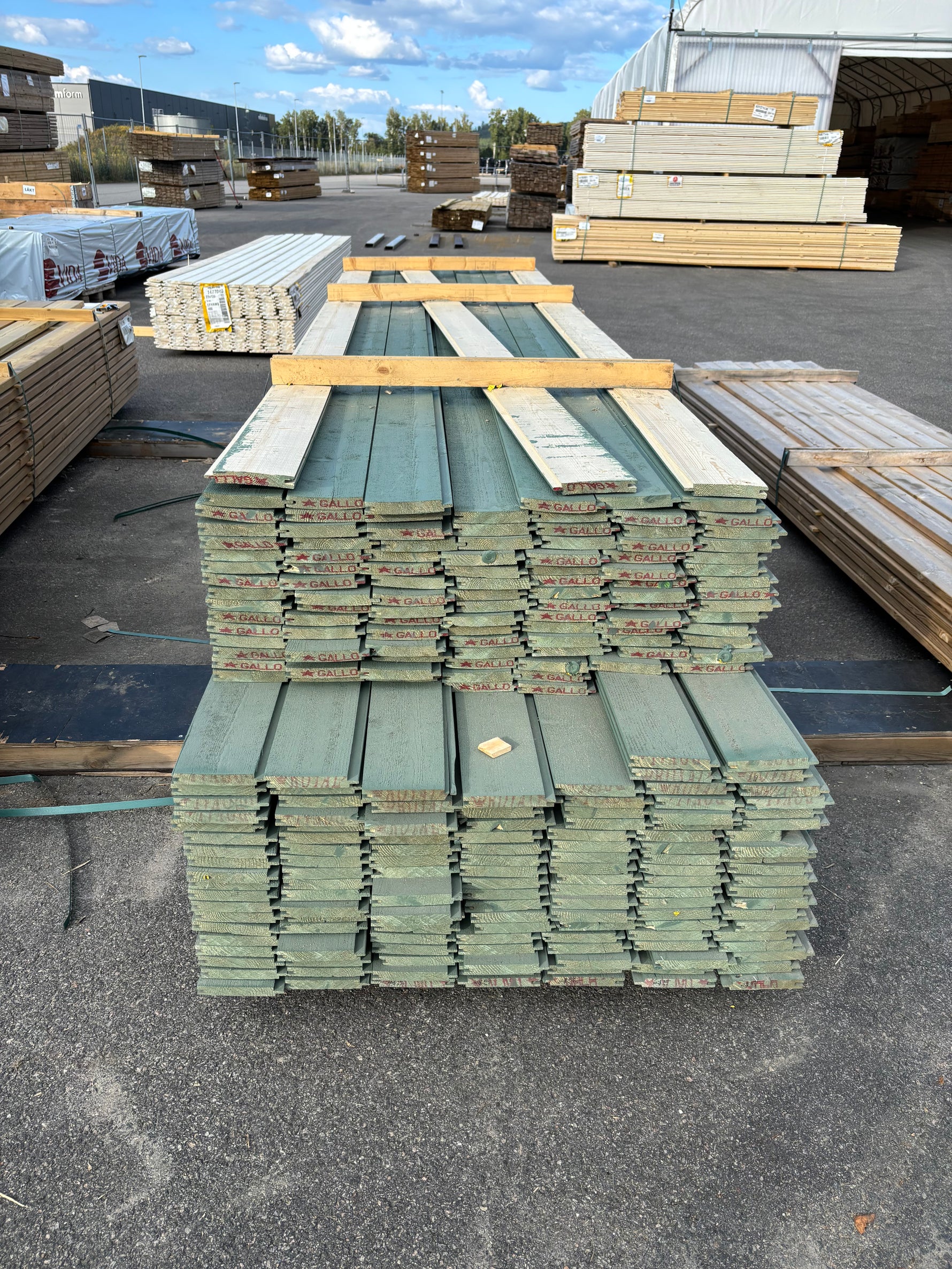 Paket Spontad Spårpanel 22x145mm (4,20–4,80m) 241st Gran