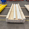 Paket Ytterpanel Enkelfas Fals 22x120mm 3,60m – 105 st (gran, grundmålad vit)