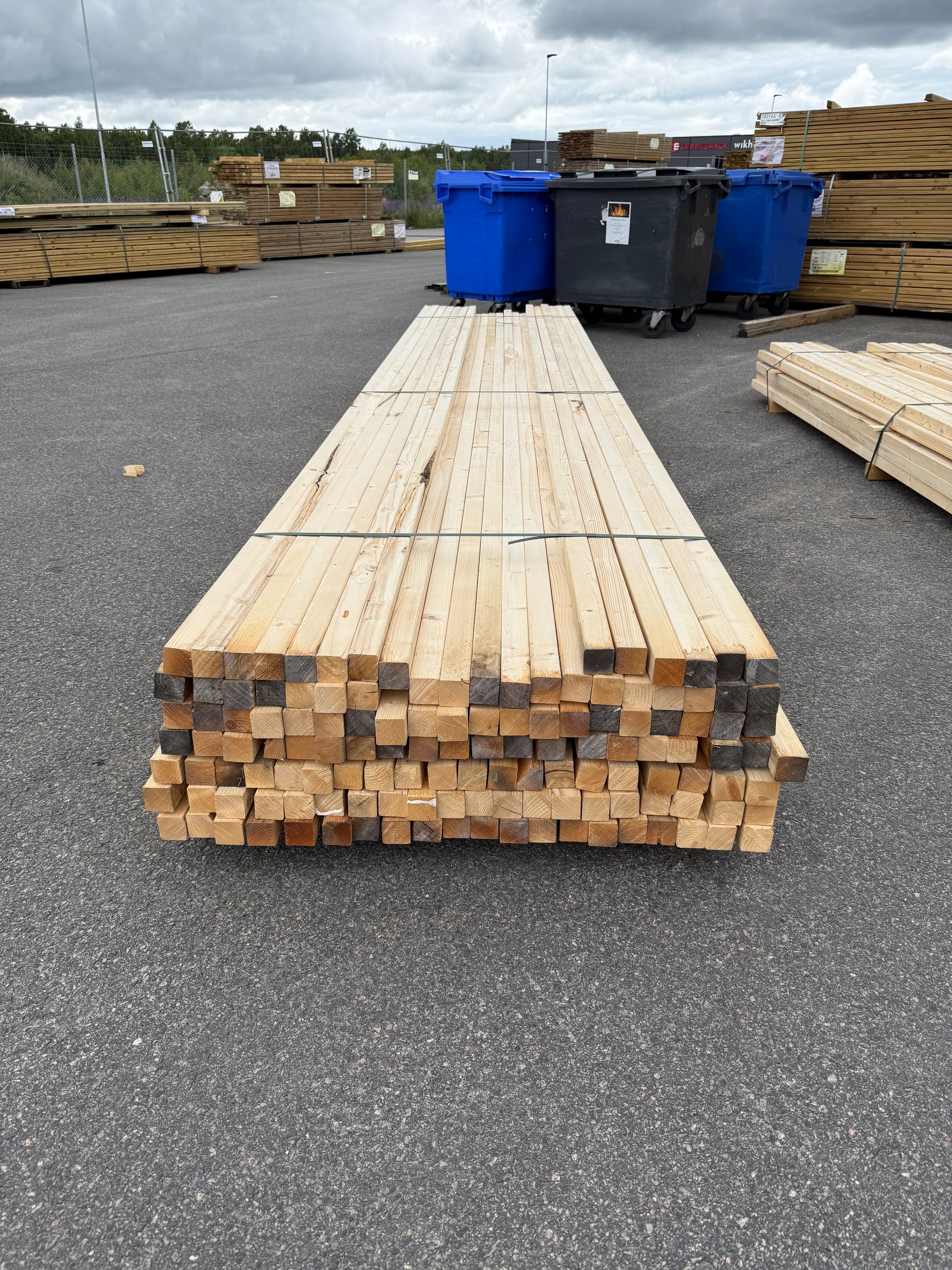 Paket Reglar 45x45mm, 135st 4,80m (Andra sortering)