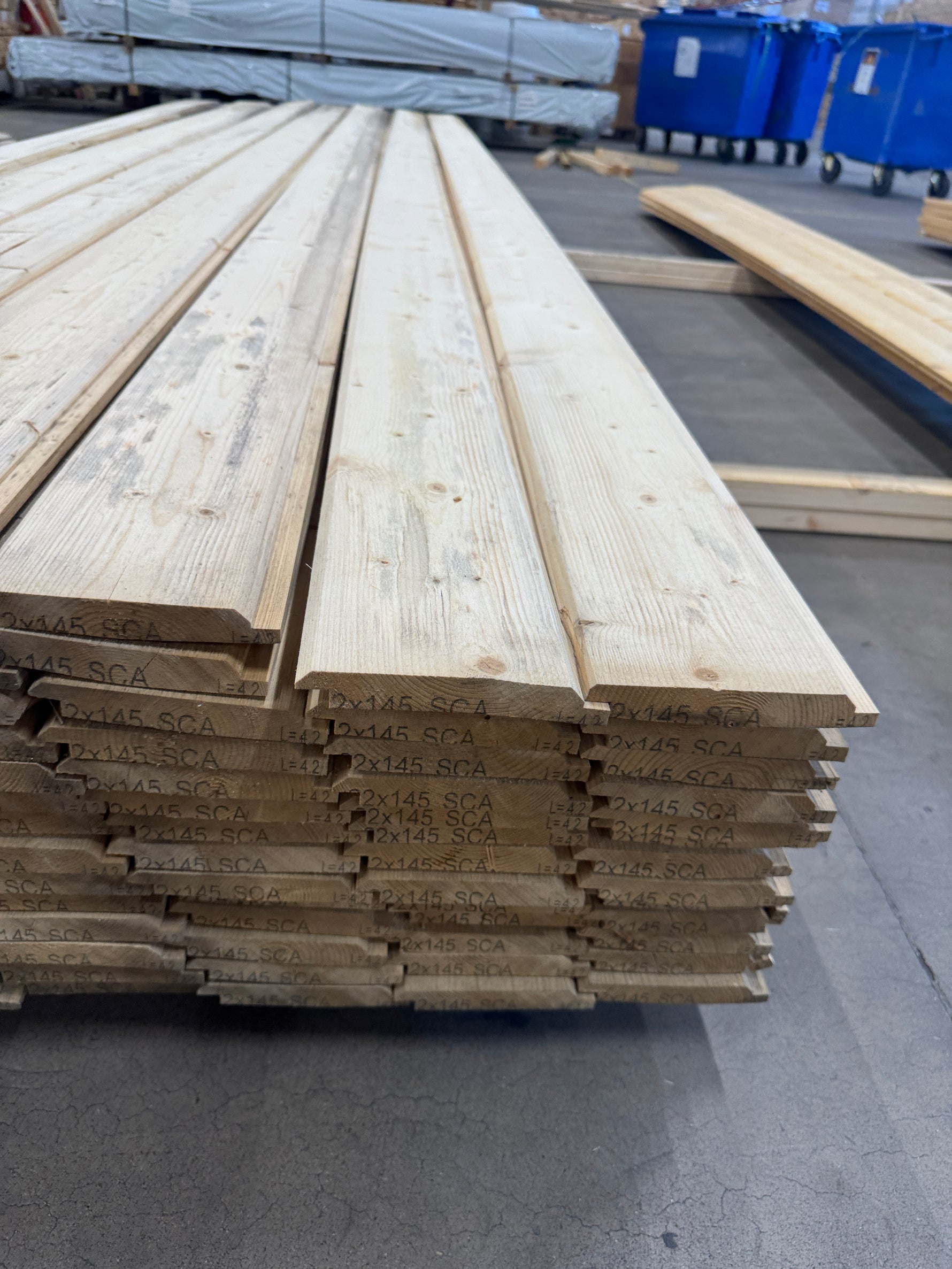 Paket Ytterpanel Dubbelfas Fals 22x145mm 4,20m – 110 st