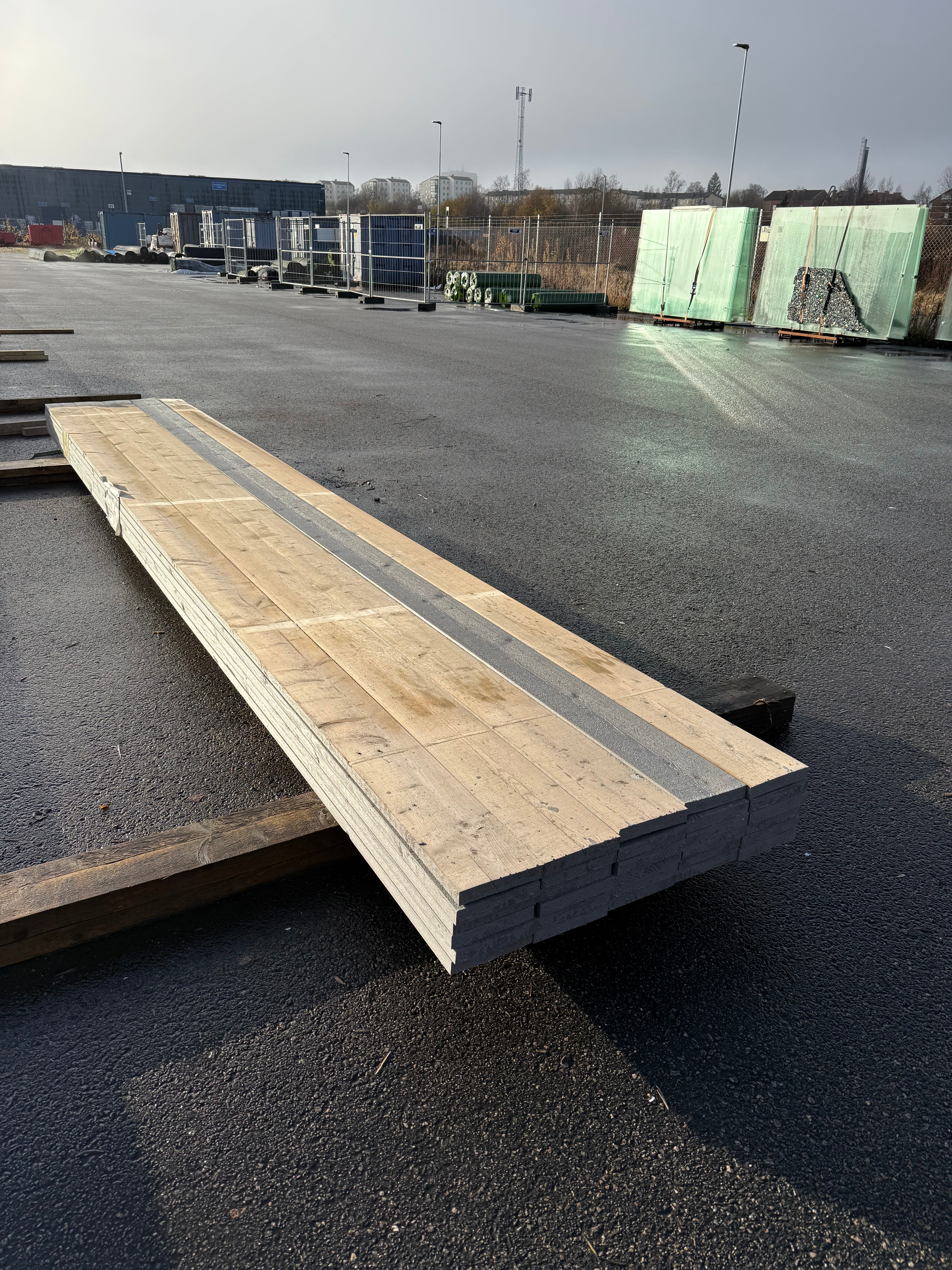 Paket Finsågad Panel 28x170 mm – 30 st (5,40 m, Målad NCS S 6500-N)