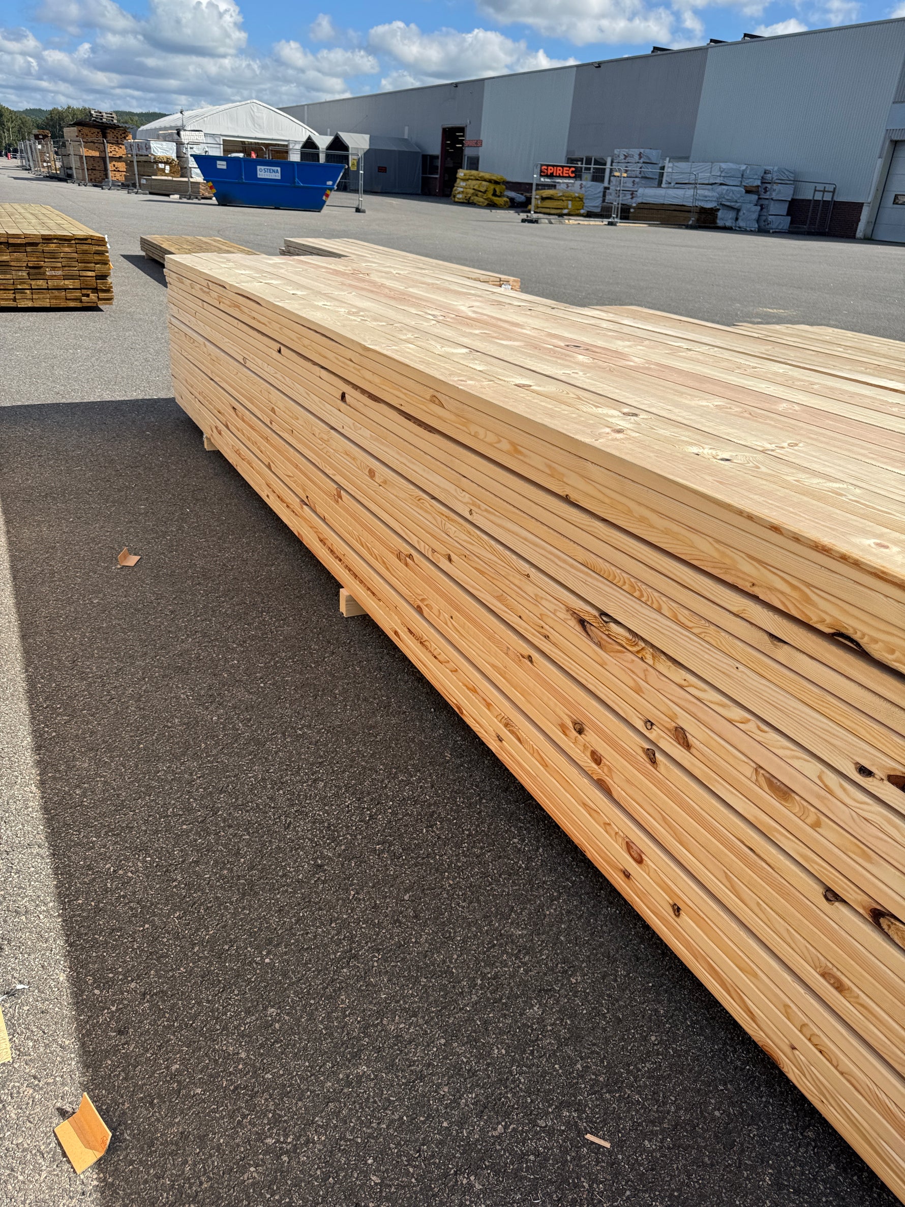 Paket Hyvlad 28x120 – 216st – 4.80 m – ANDRASORTERING