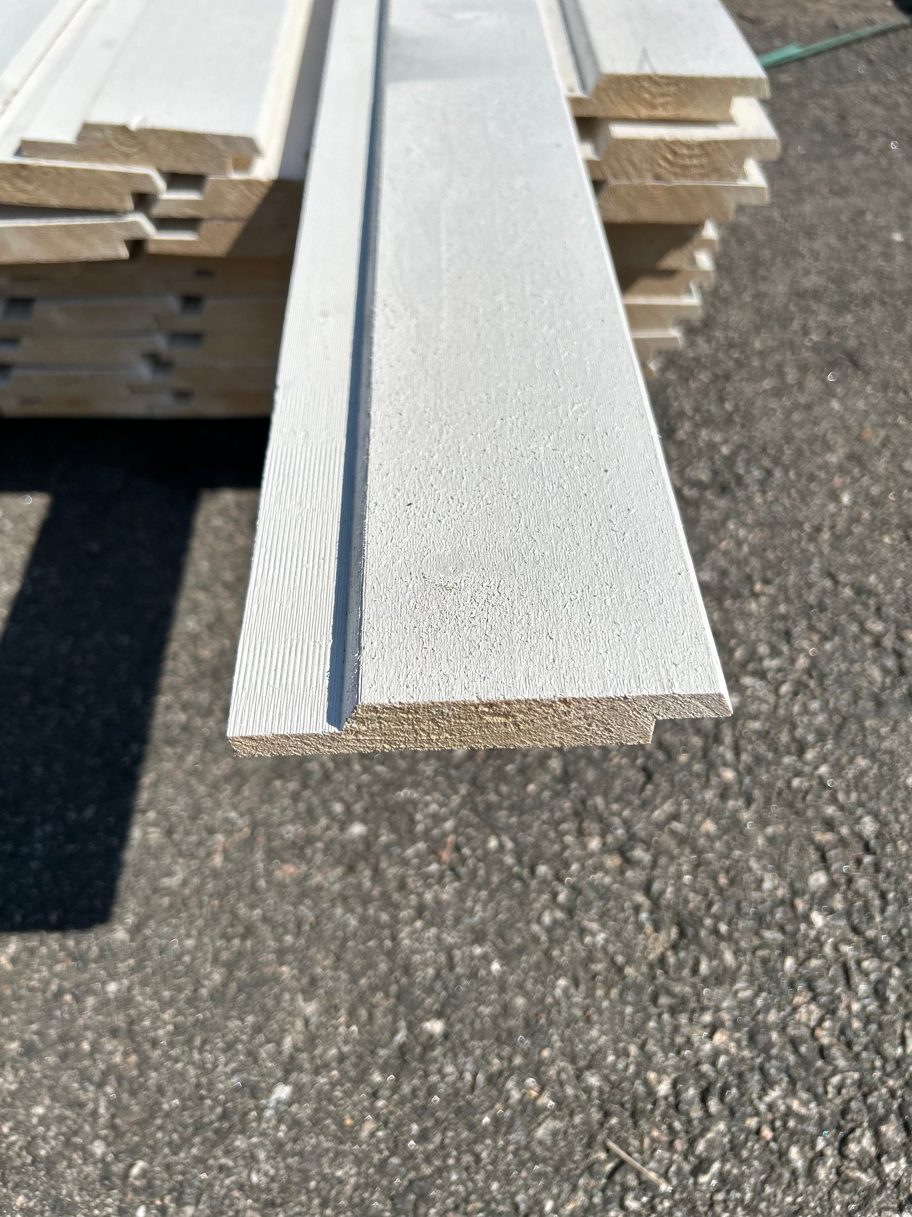 Paket Ytterpanel Dubbelfasspont 22x120mm 4.20m 92st- Obehandlade