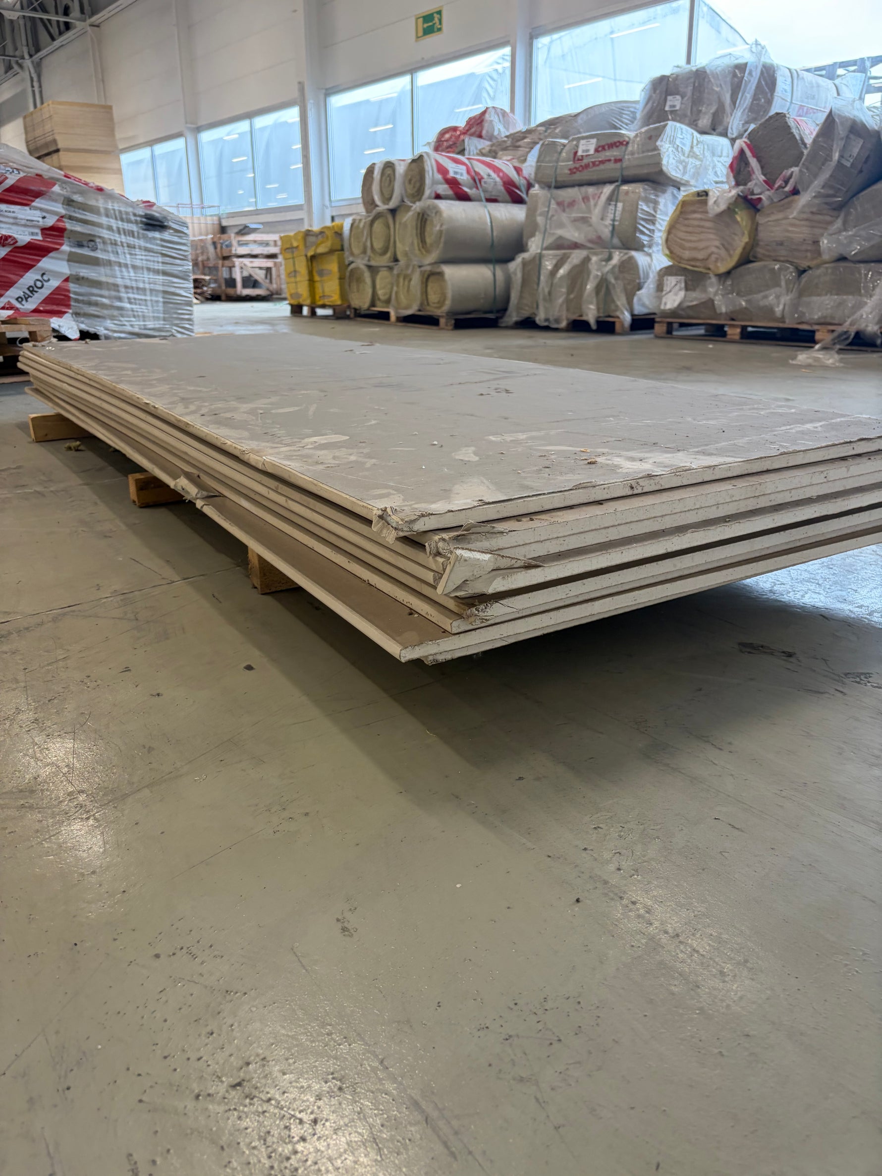 Paket Knauf Gipsskivor 15 mm, 9 st 900×2500 mm