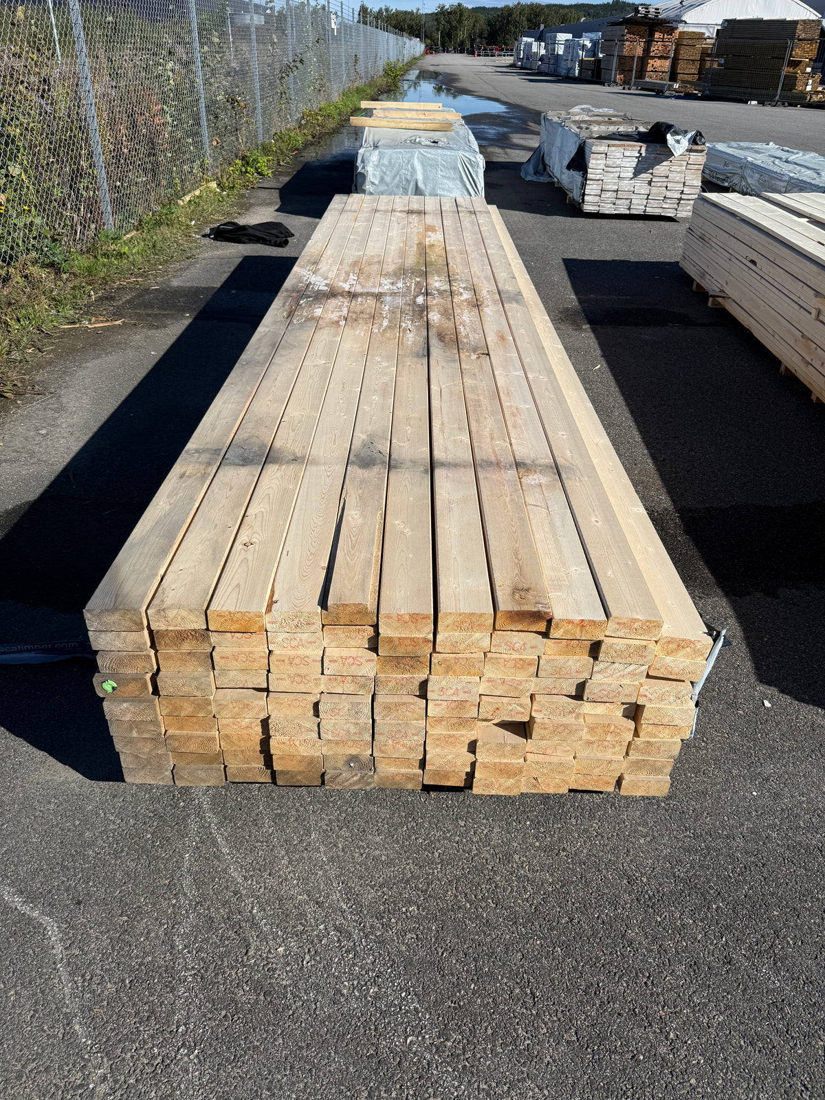Paket Reglar 45x95mm 4,50m 98st (Fuktskadade)