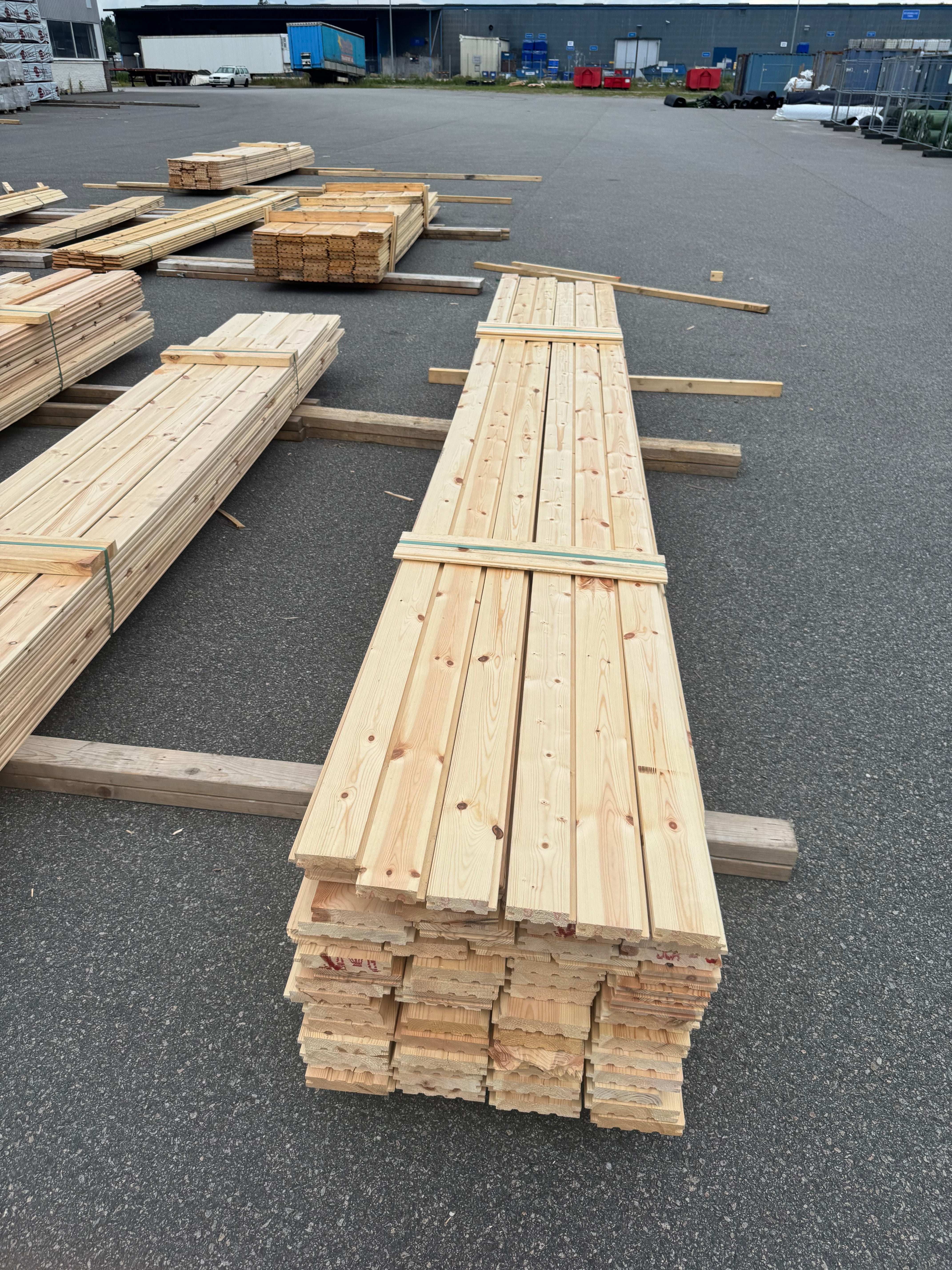 Paket Golv – Blandade Dimensioner (66 st / 3,3–4,25 m)
