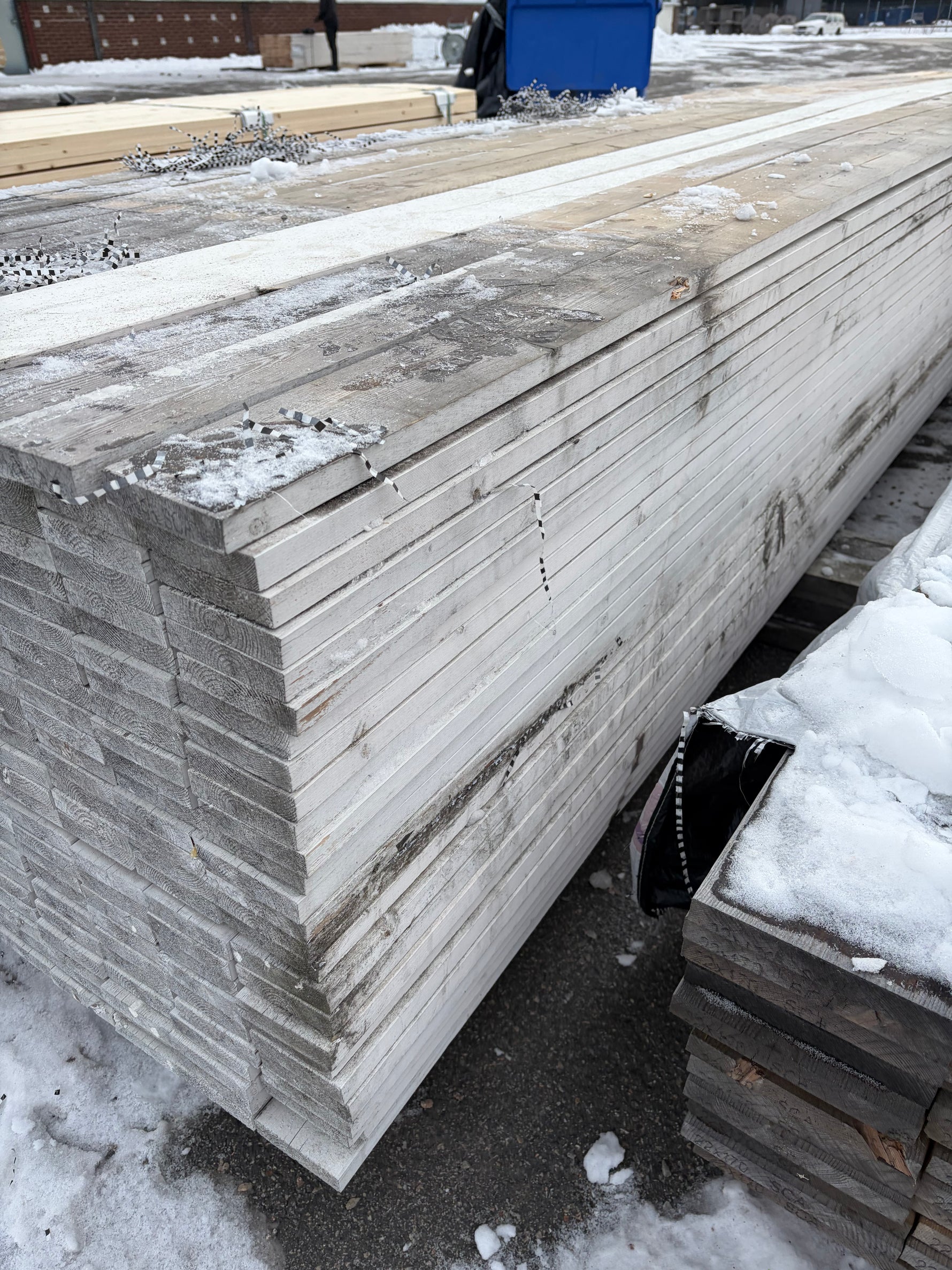 Paket 22x95 vit mellan 5.4 m 286 st väderbitet/mögel? - Spirec