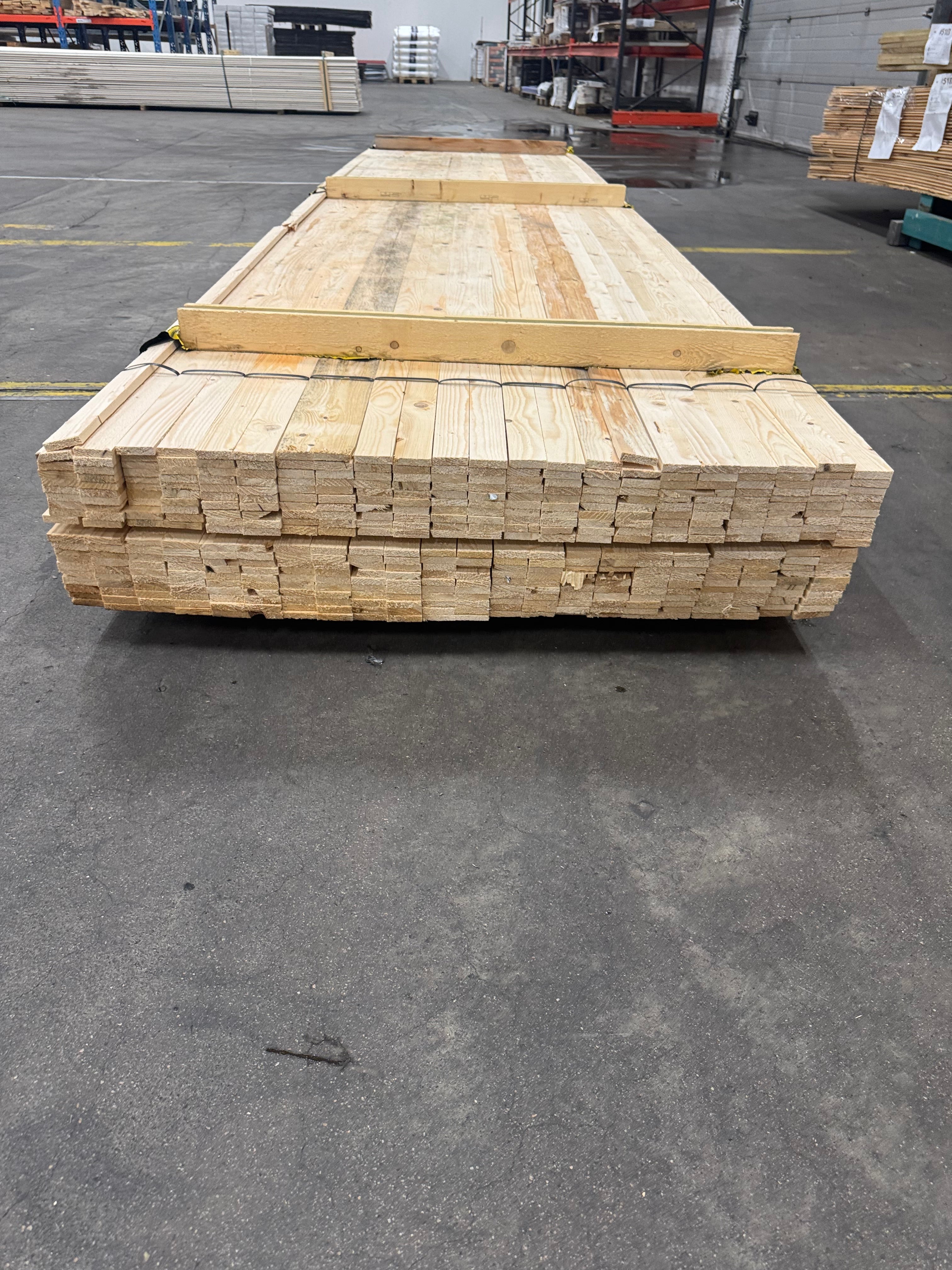 Paket Läkt 12x48mm – 440 st (4,80 m, Obehandlad Gran, Vattenskadad/Utsorterad)