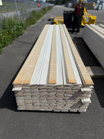 Paket Ytterpanel Enkelfas Halvspont 22x120mm, 221st 4.50m Grundmålad