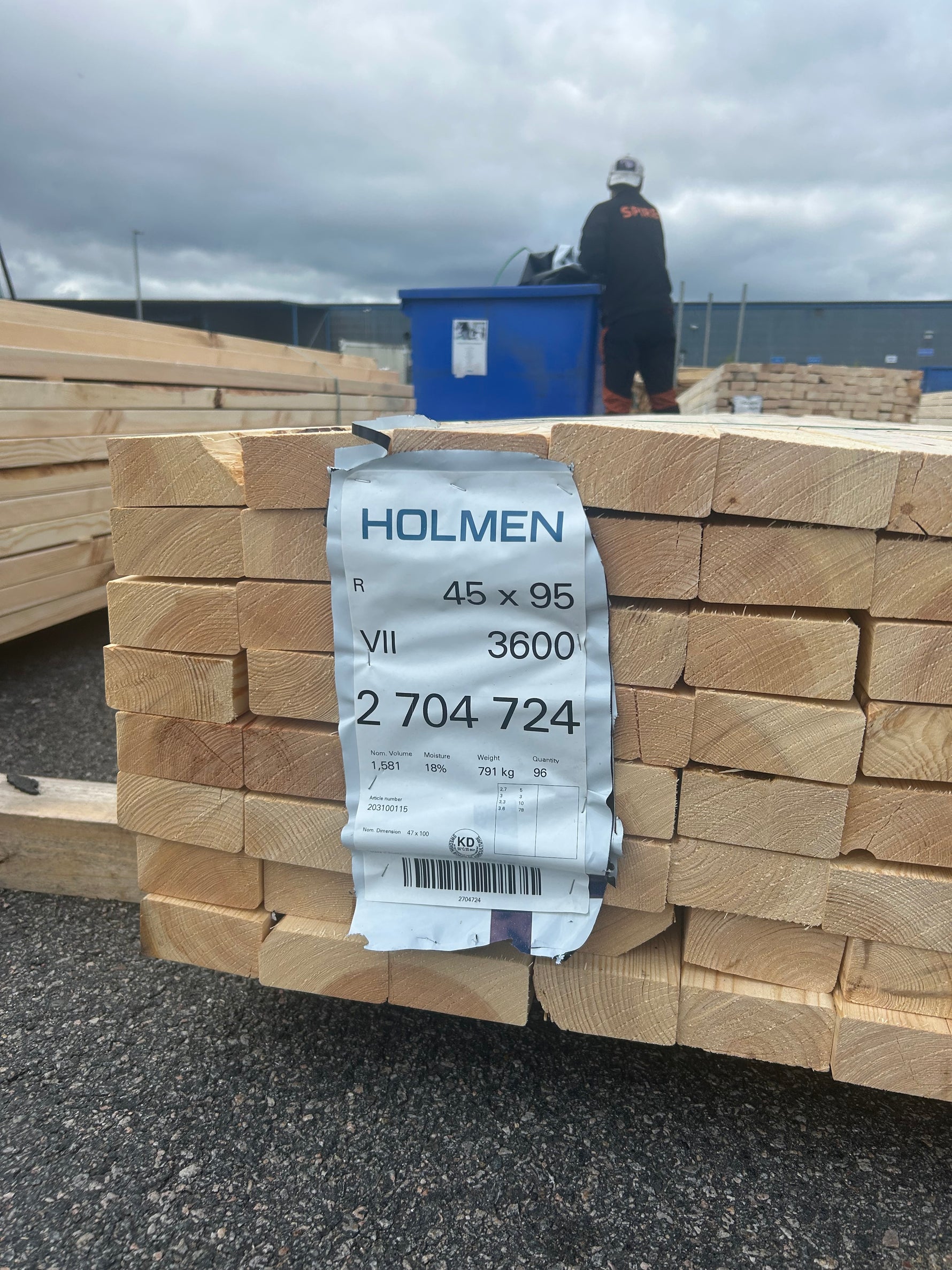 Paket Reglar 45x95mm 2,70-3,60m 96st