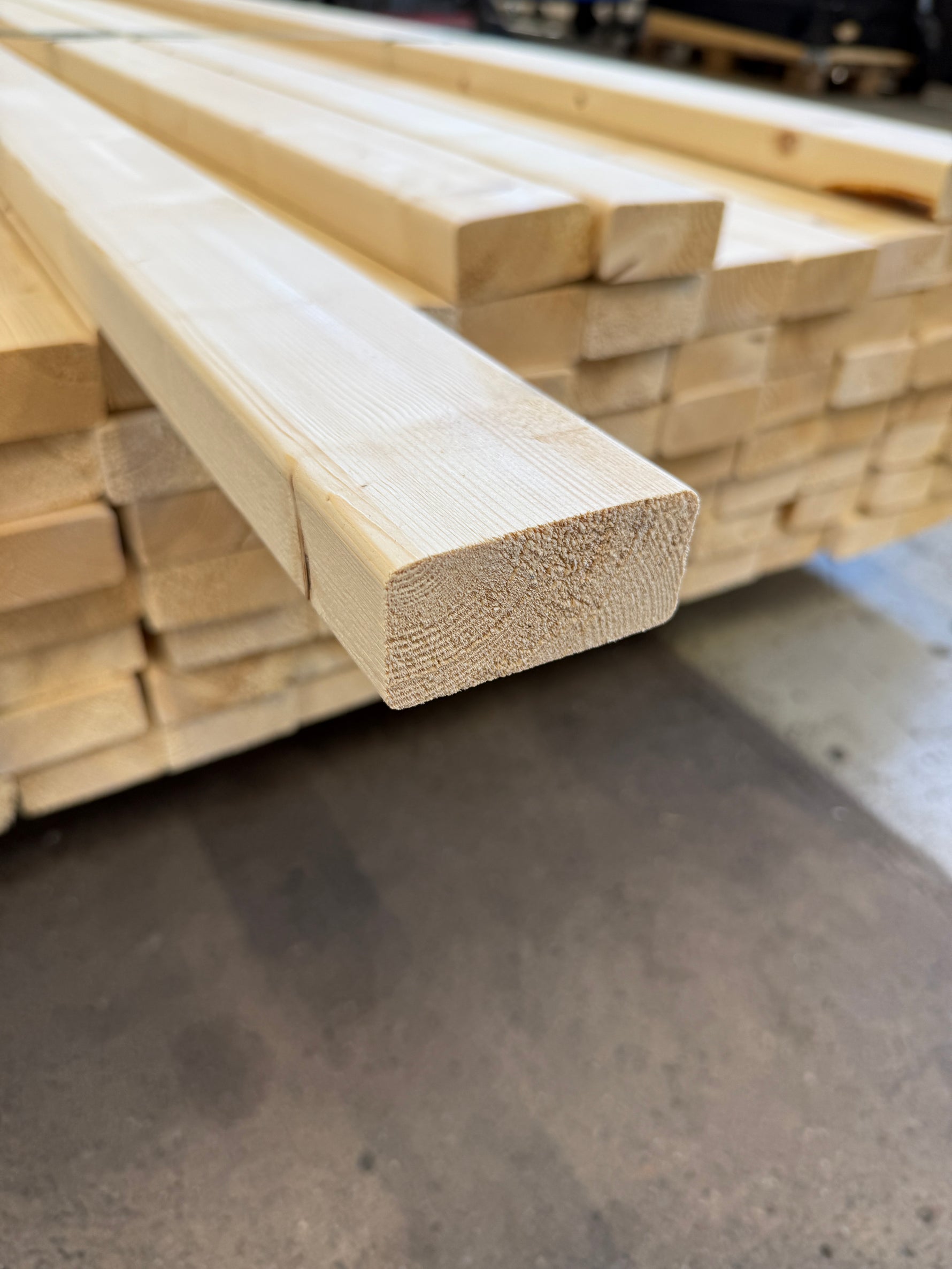 Paket Hyvlade Reglar 34x70mm Gran, 112st 4,20m