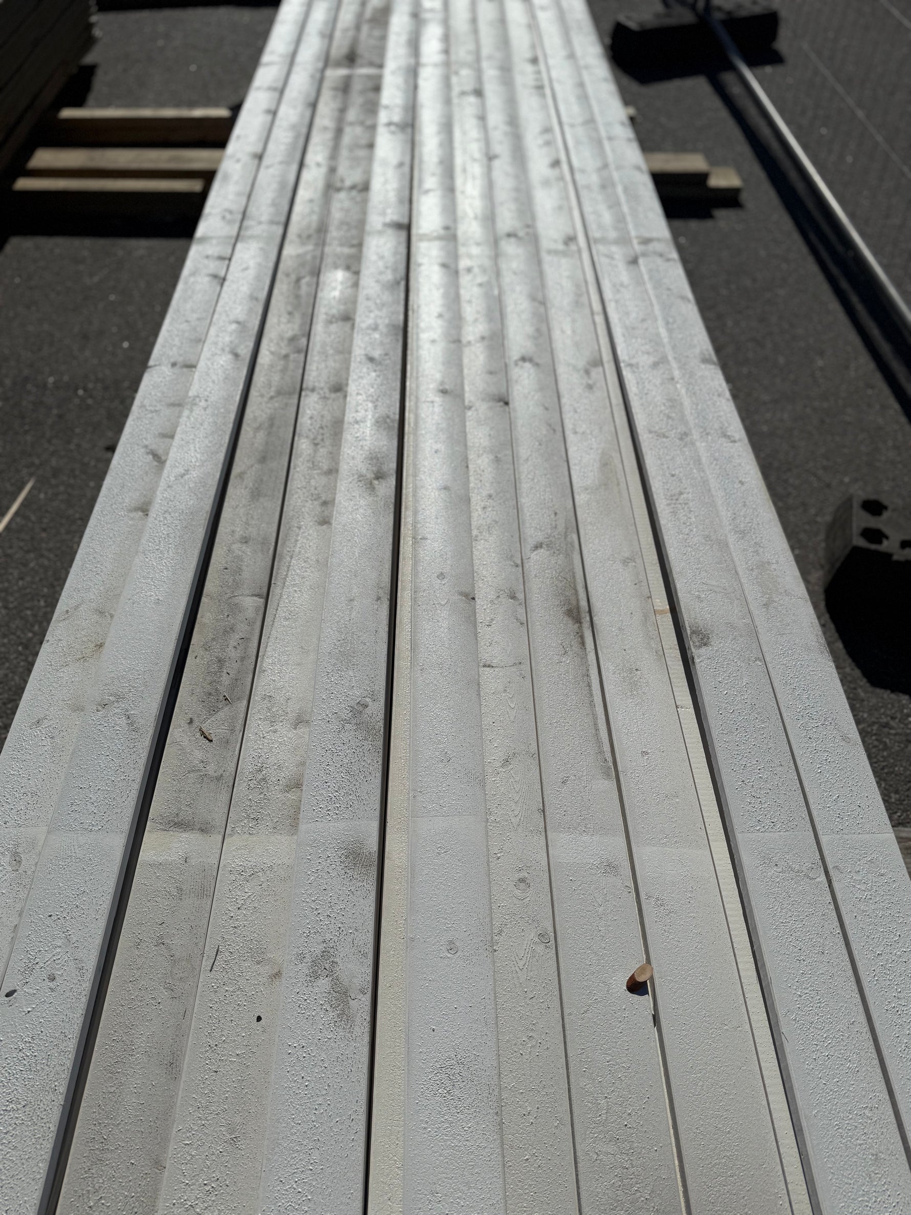 Paket 22x95mm mellan vit 4.80m 171st finsåg gran bubblig - Spirec