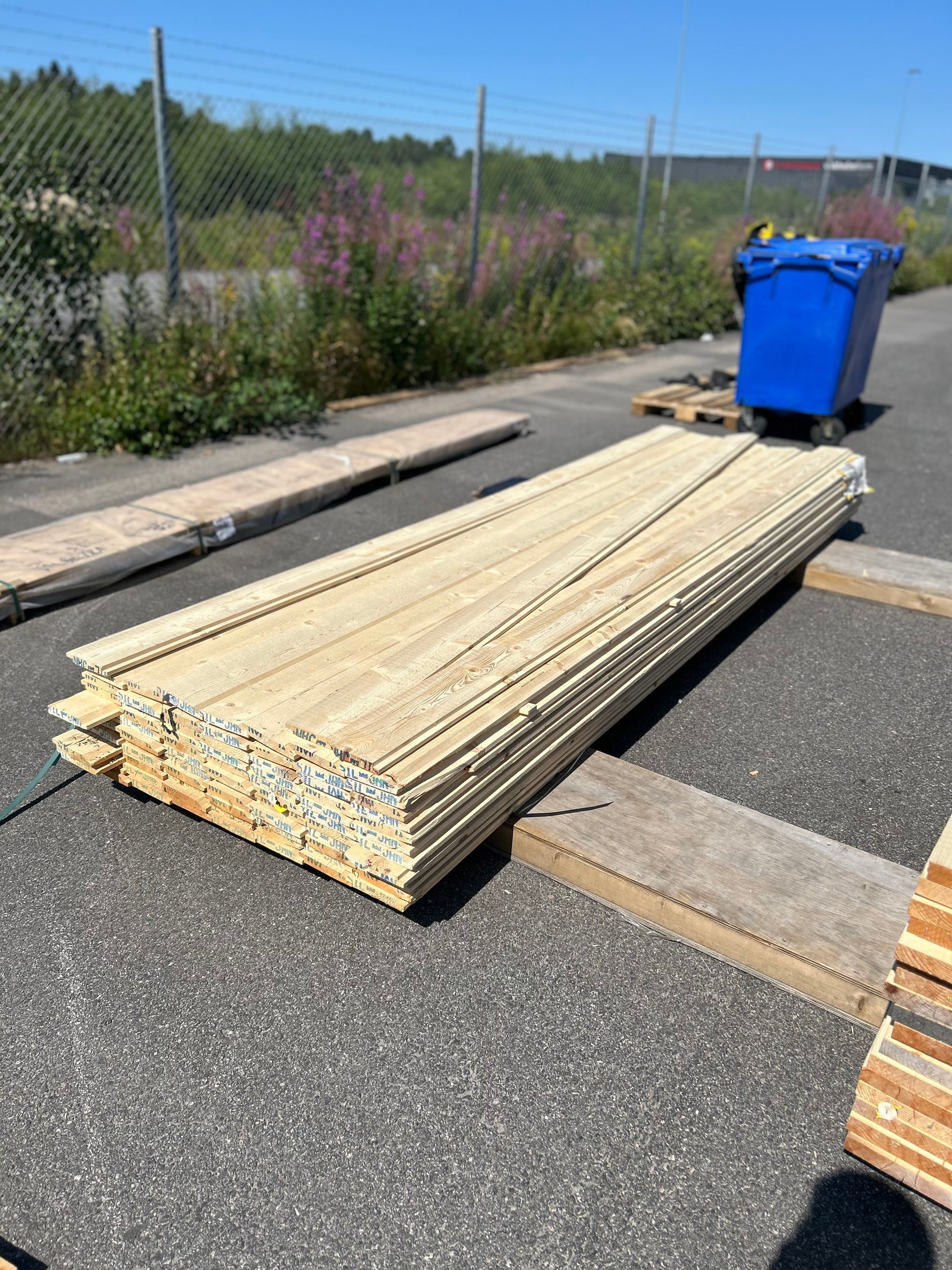 Paket Enkelfas Halvspont 22x145mm 3.30m 80st Obehandlad