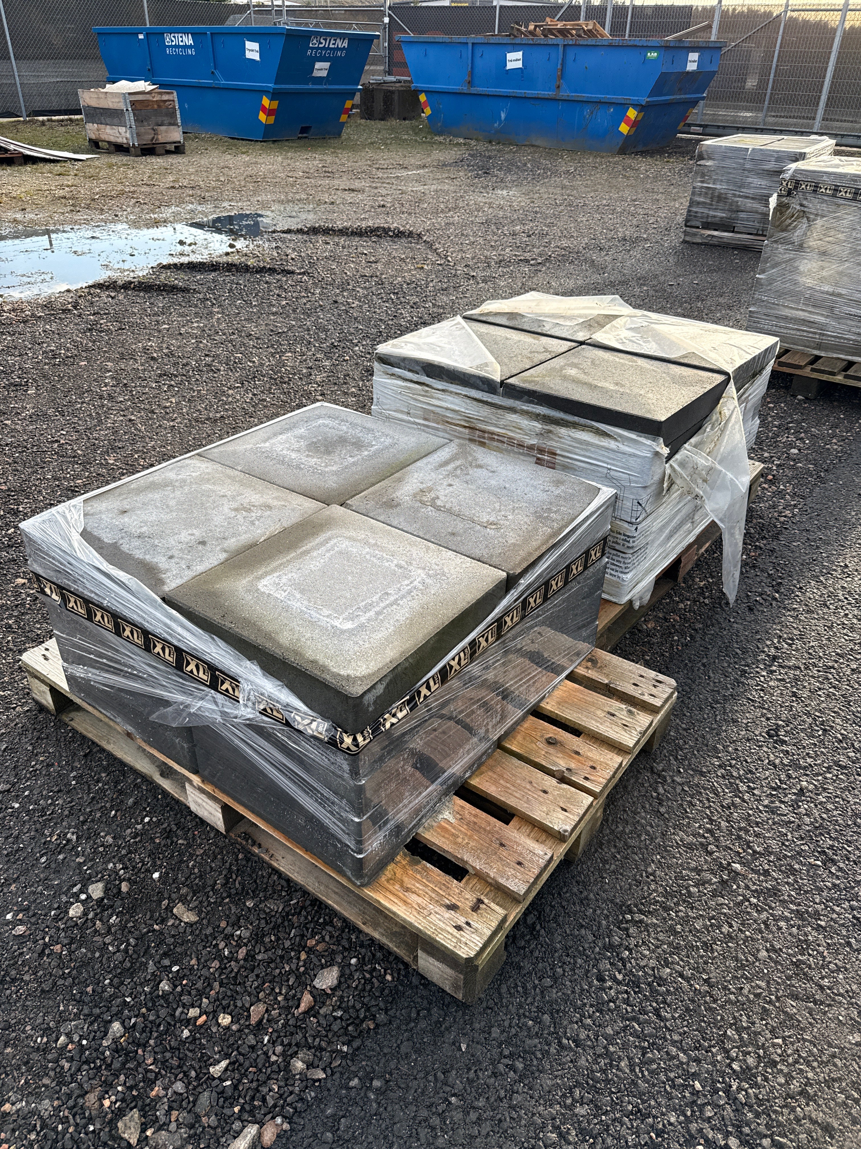 Parti Stolptopp Patina 400x400x80mm – Grafit (44 st)