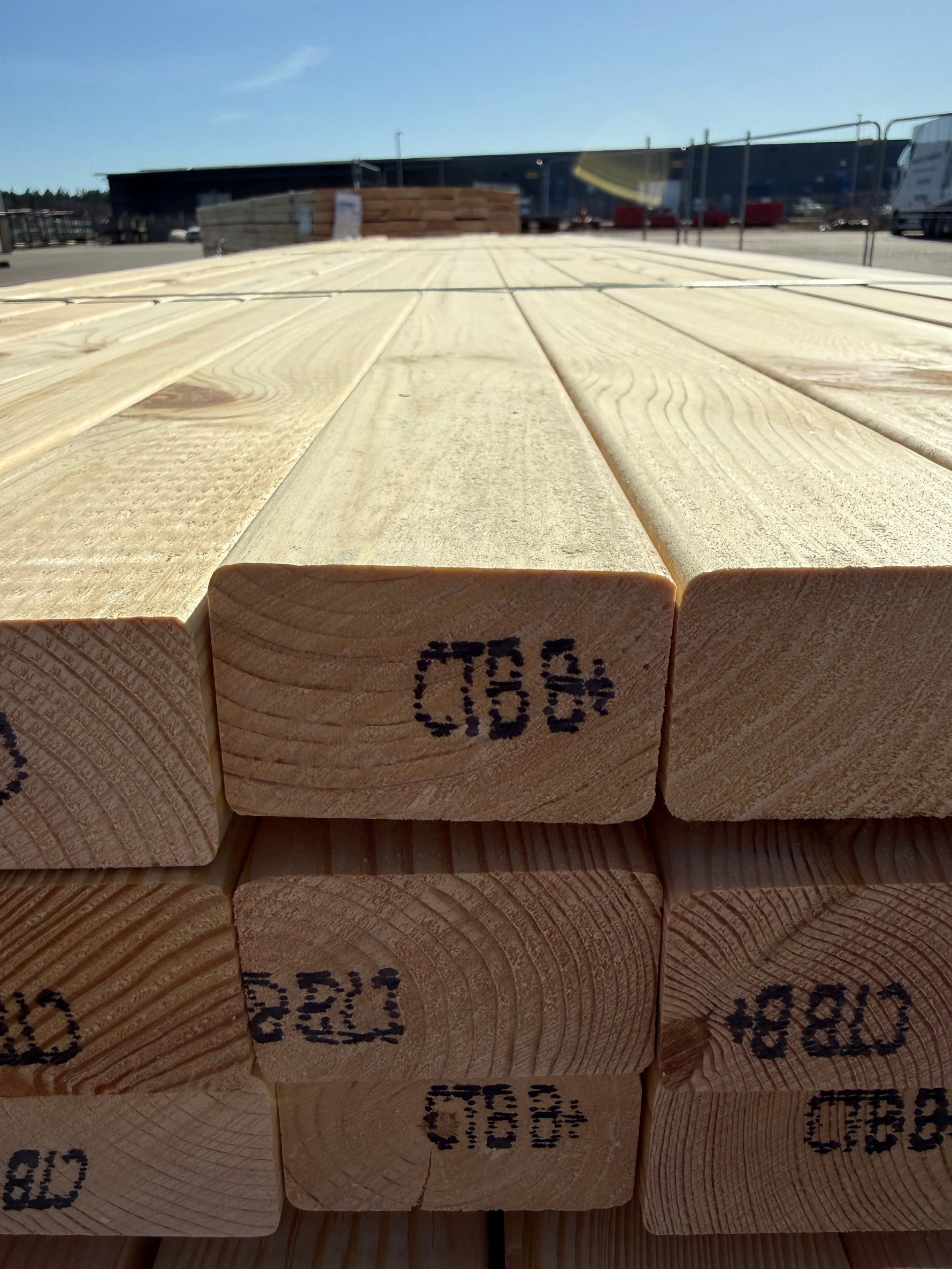 Paket Reglar 45x70 mm – 252 st (3,60 m, furu)