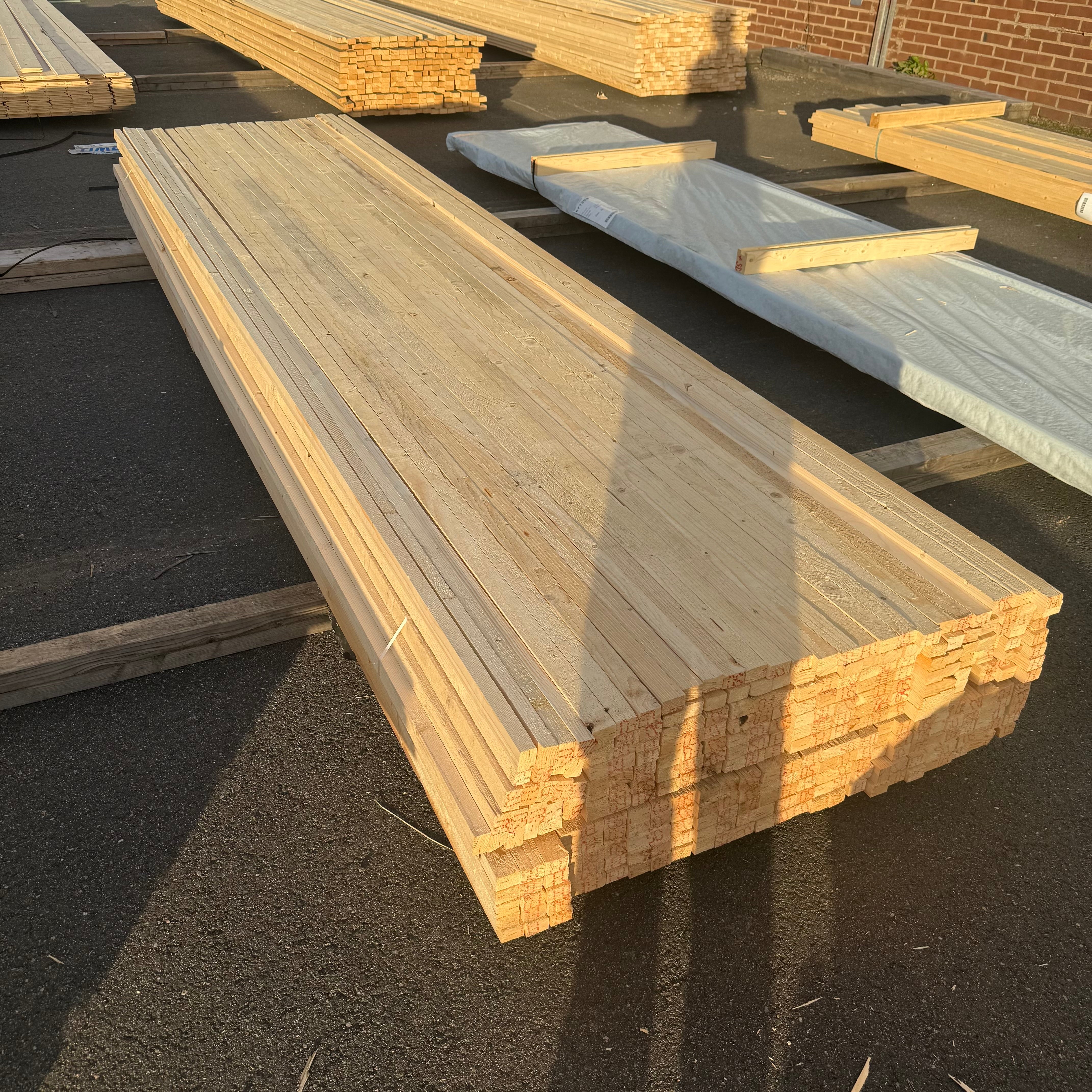 Paket Läkt 25x38mm – 351 st 3,90 m&nbsp;