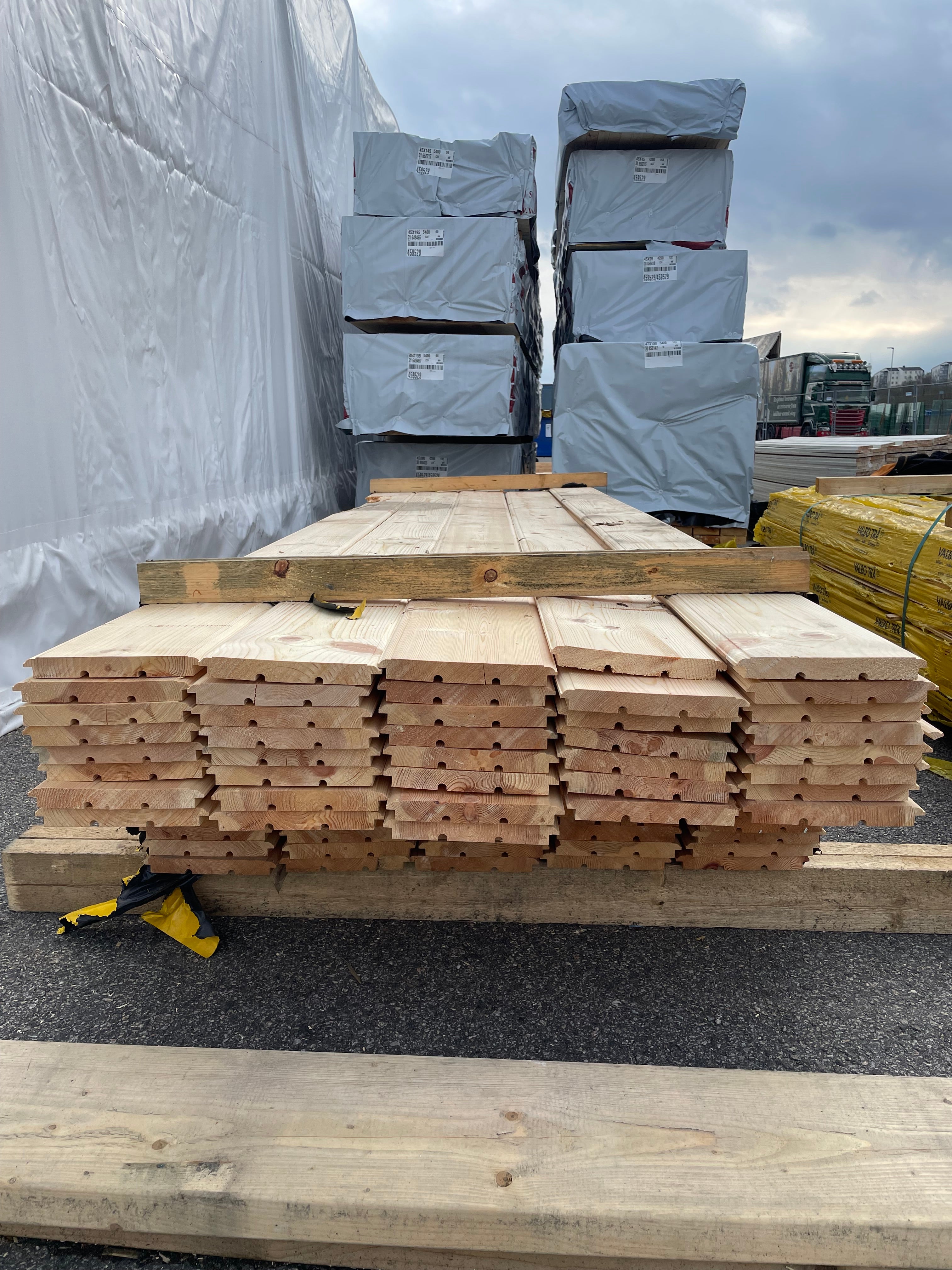 Paket Lockstatak/Lockpanel 24x195 Furu