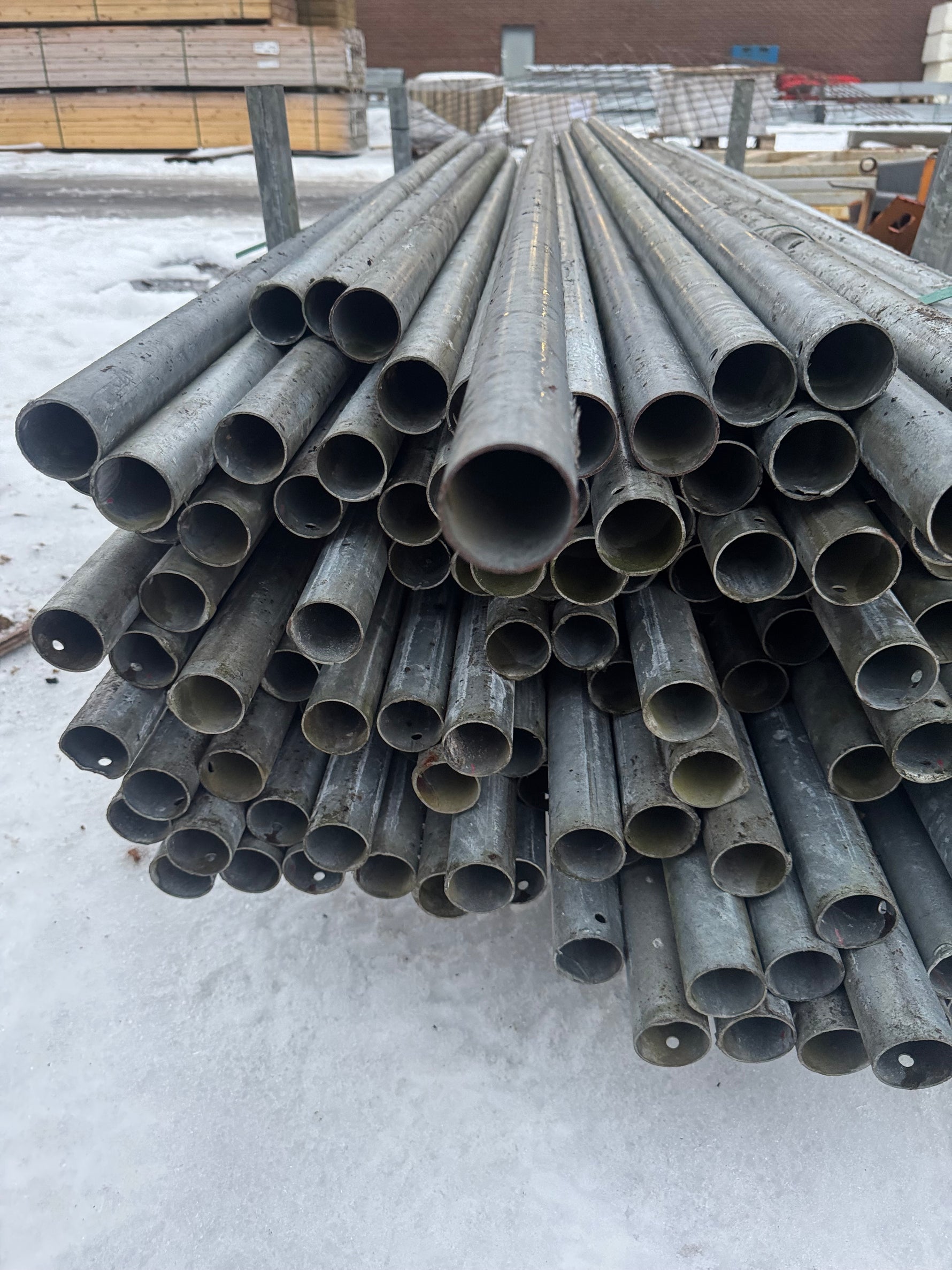 Stålrör Ø45 mm – 2,5 m – Galvaniserat - Spirec