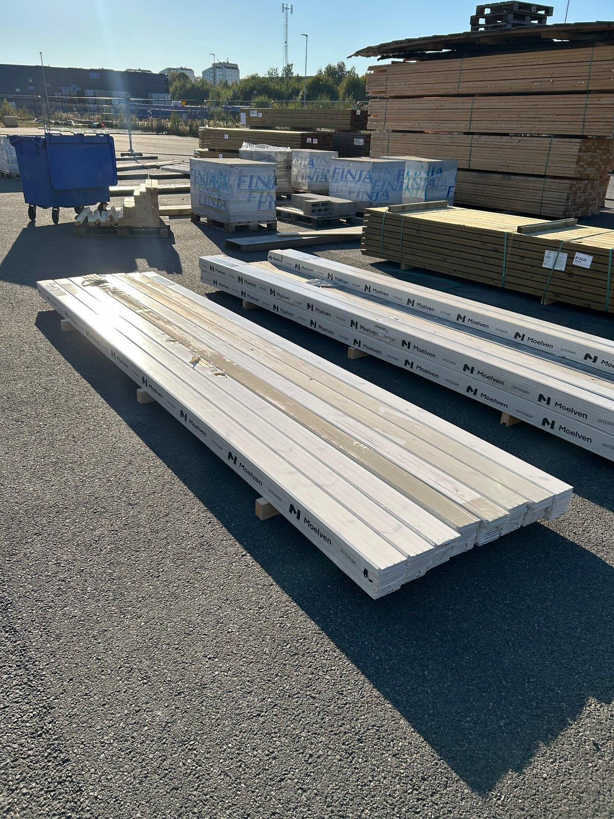 Parti Golv Moelven 14×117×4200 mm – Vit, 29,6 m²