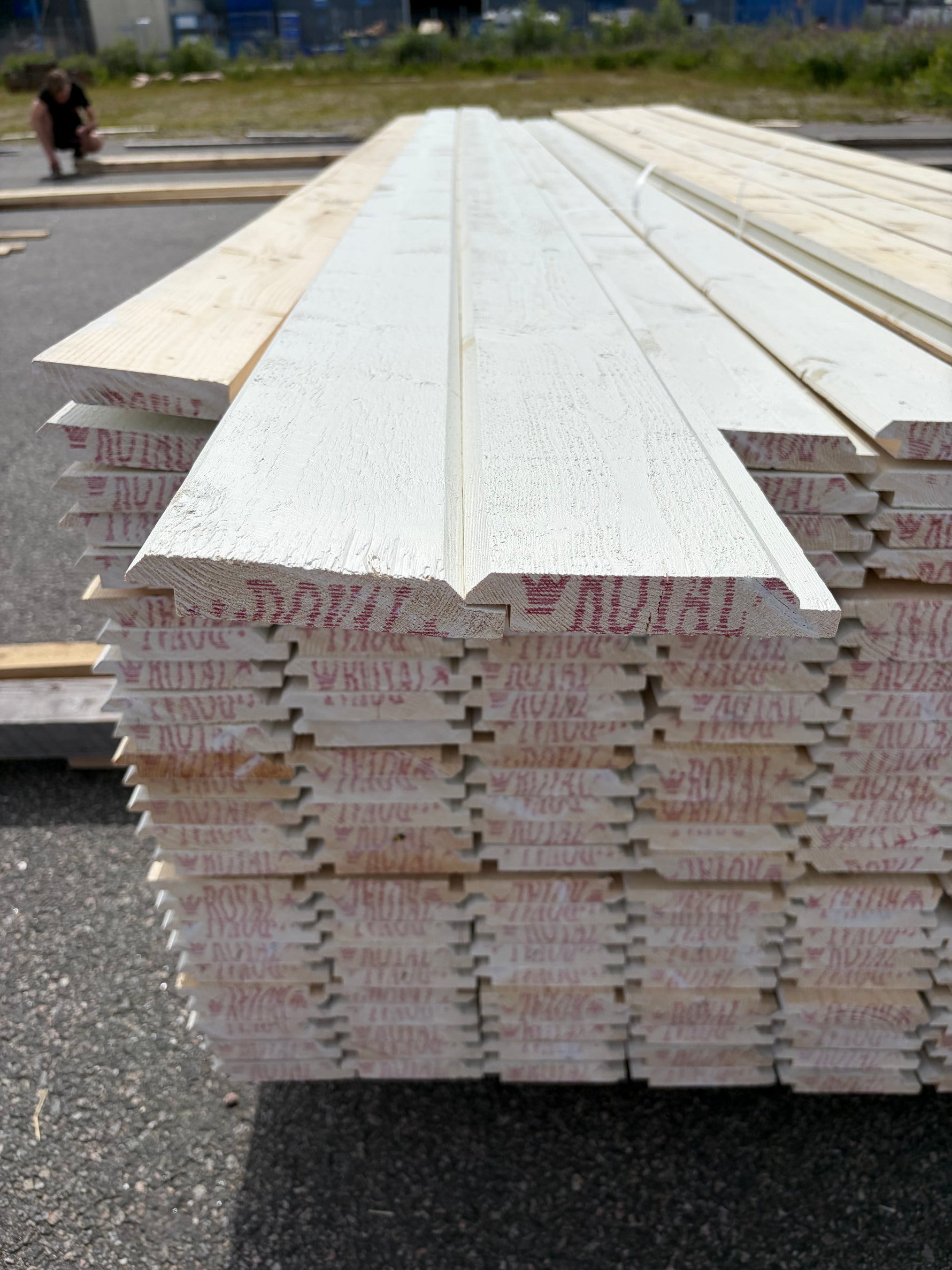 Paket Ytterpanel Dubbelfas Halvspont 22x120mm, 225st 3.60m Mellanstruken&nbsp;