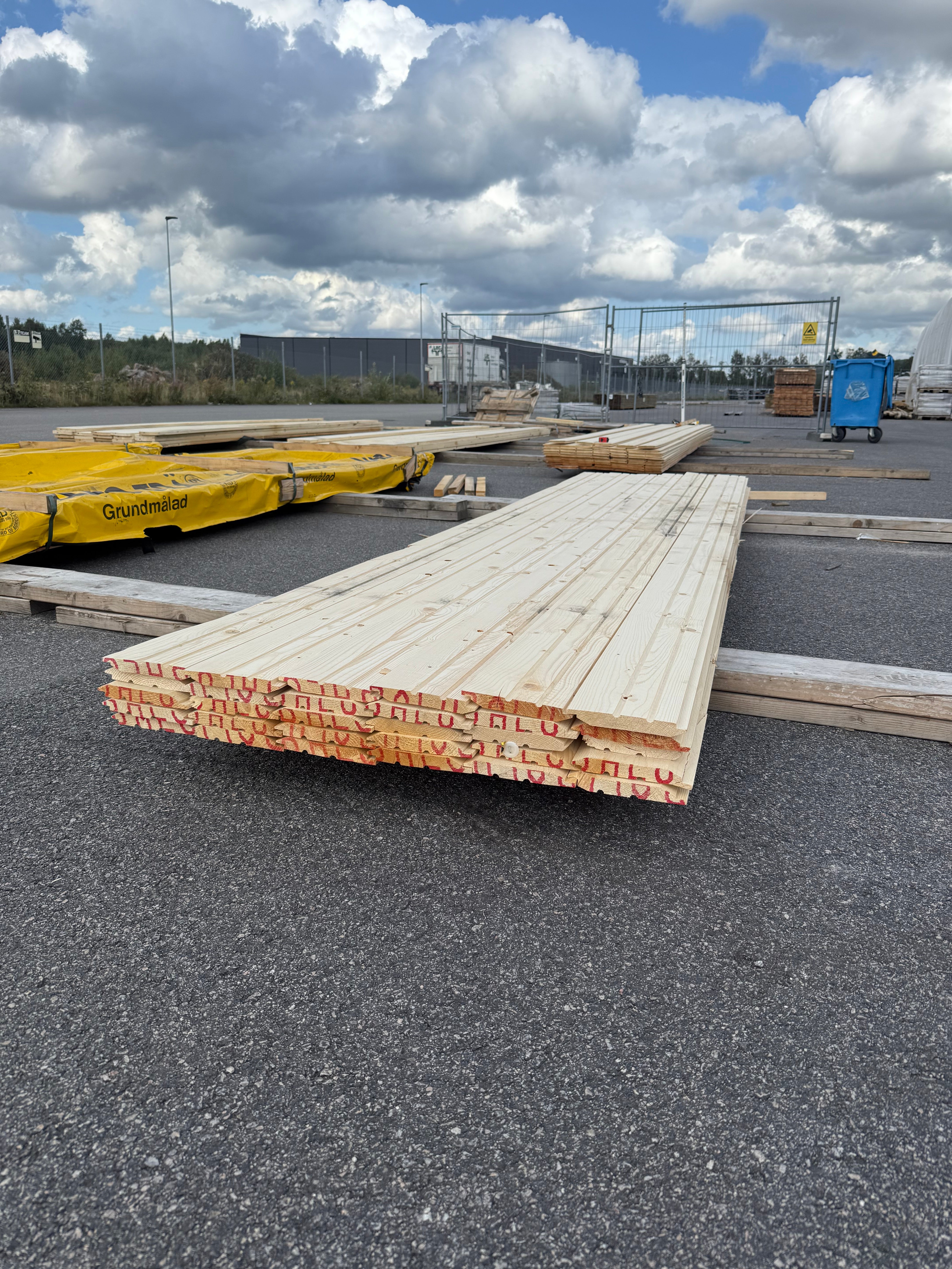 Paket Ytterpanel 22x170 – Gran (30 st, 4,2 m)