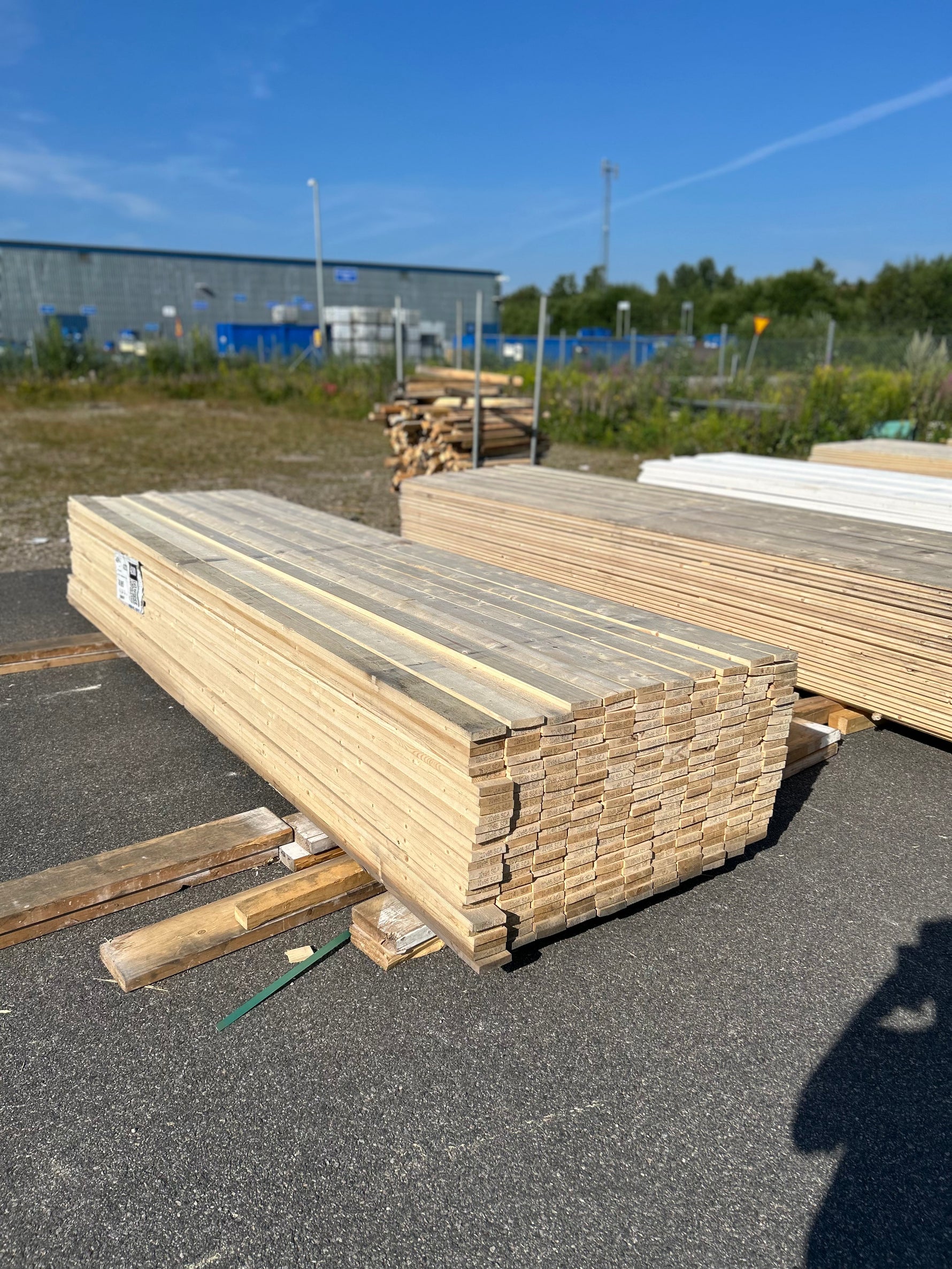Paket Finsågade Brädor 22x95mm 4,20m 285st Obehandlad