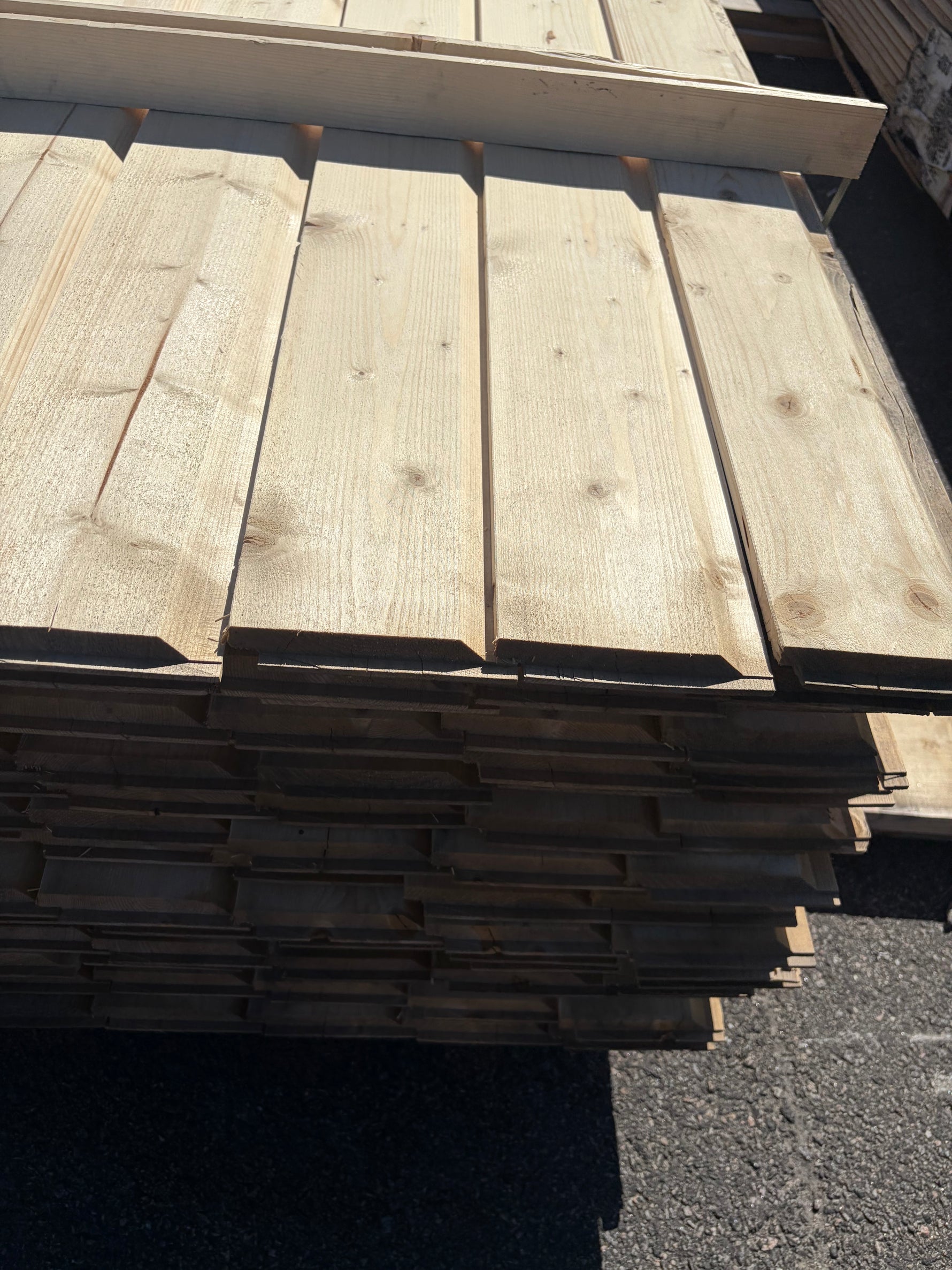 Paket Ytterpanel Enkelfas Fals Ändspont 22x145mm, 152st 3.60m