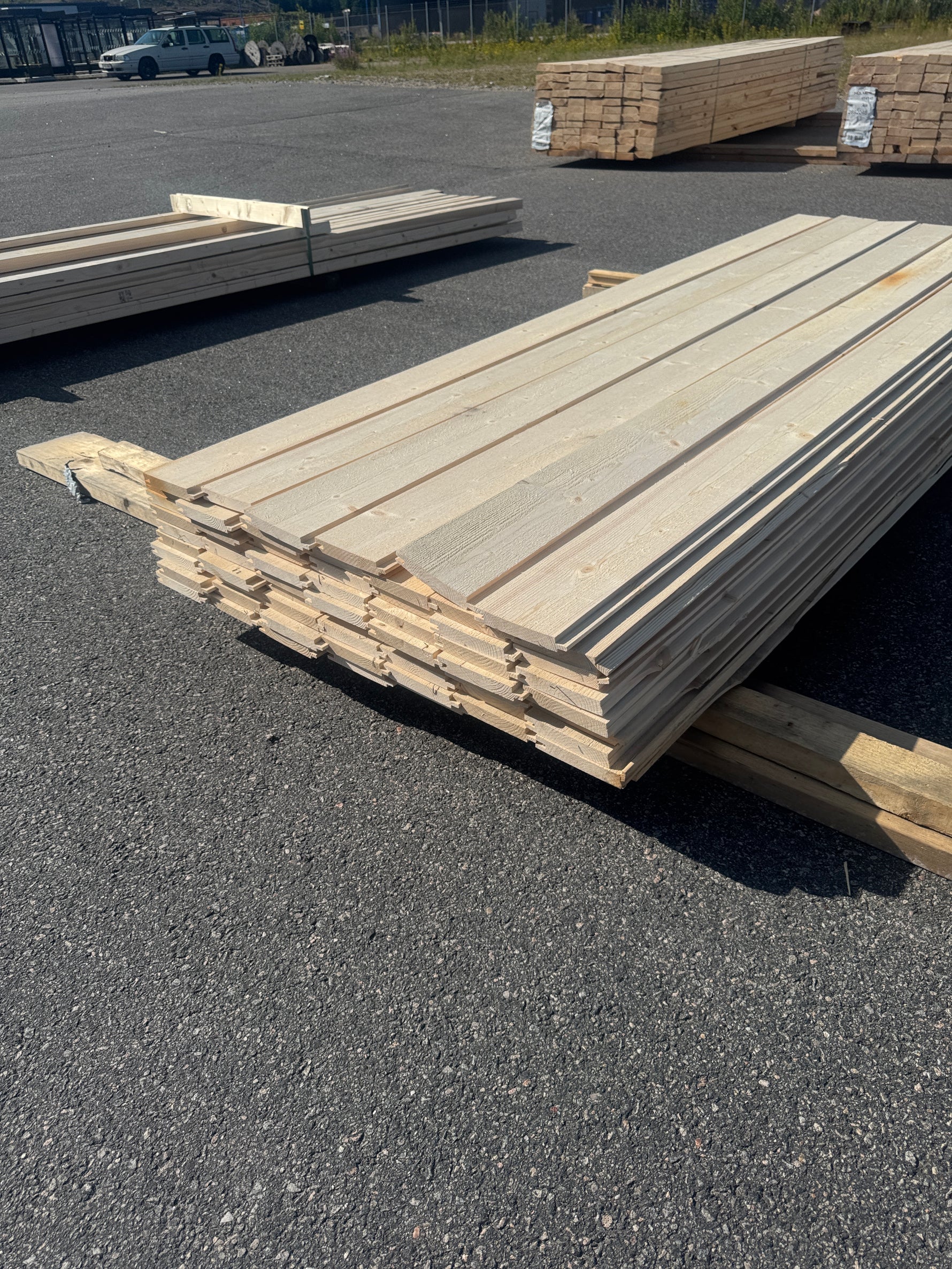 Paket Ytterpanel 22x145mm 2,70m 62st Obehandlad