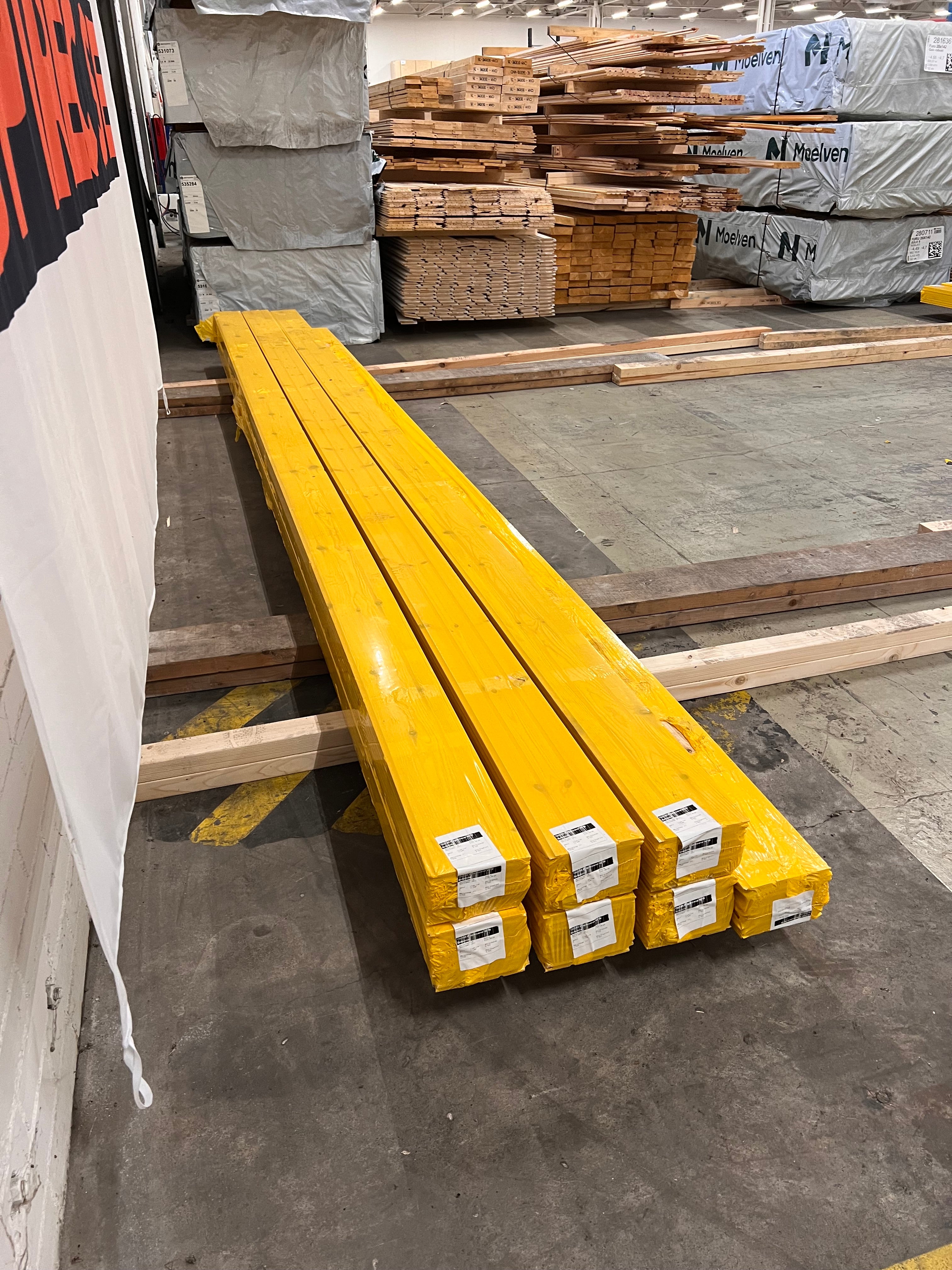 Paket Spårpanel 13x145 furu - sekunda (obehandlad) 36,1 kvm