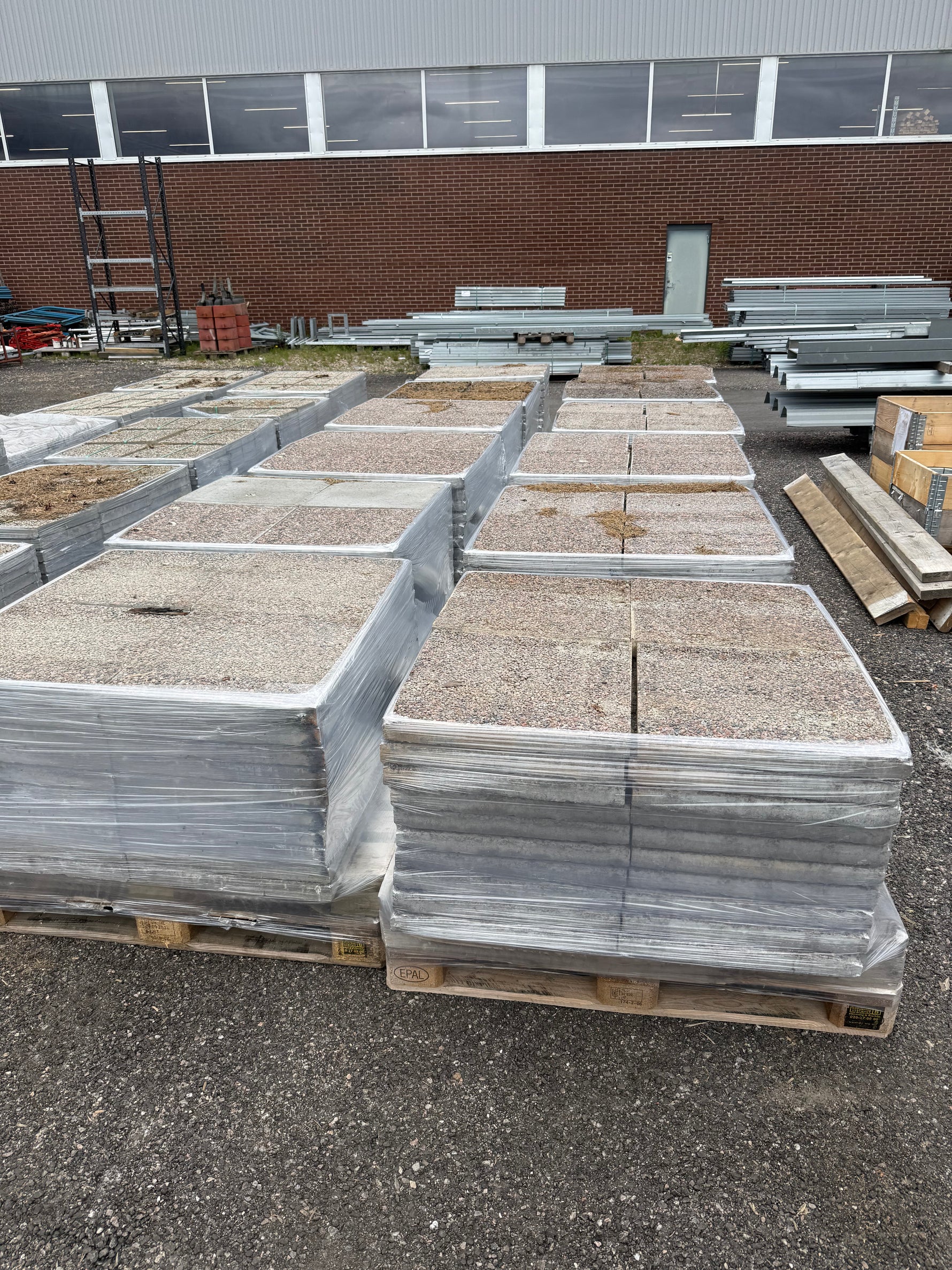 Frilagda Plattor 500x500x50mm – Natursingel