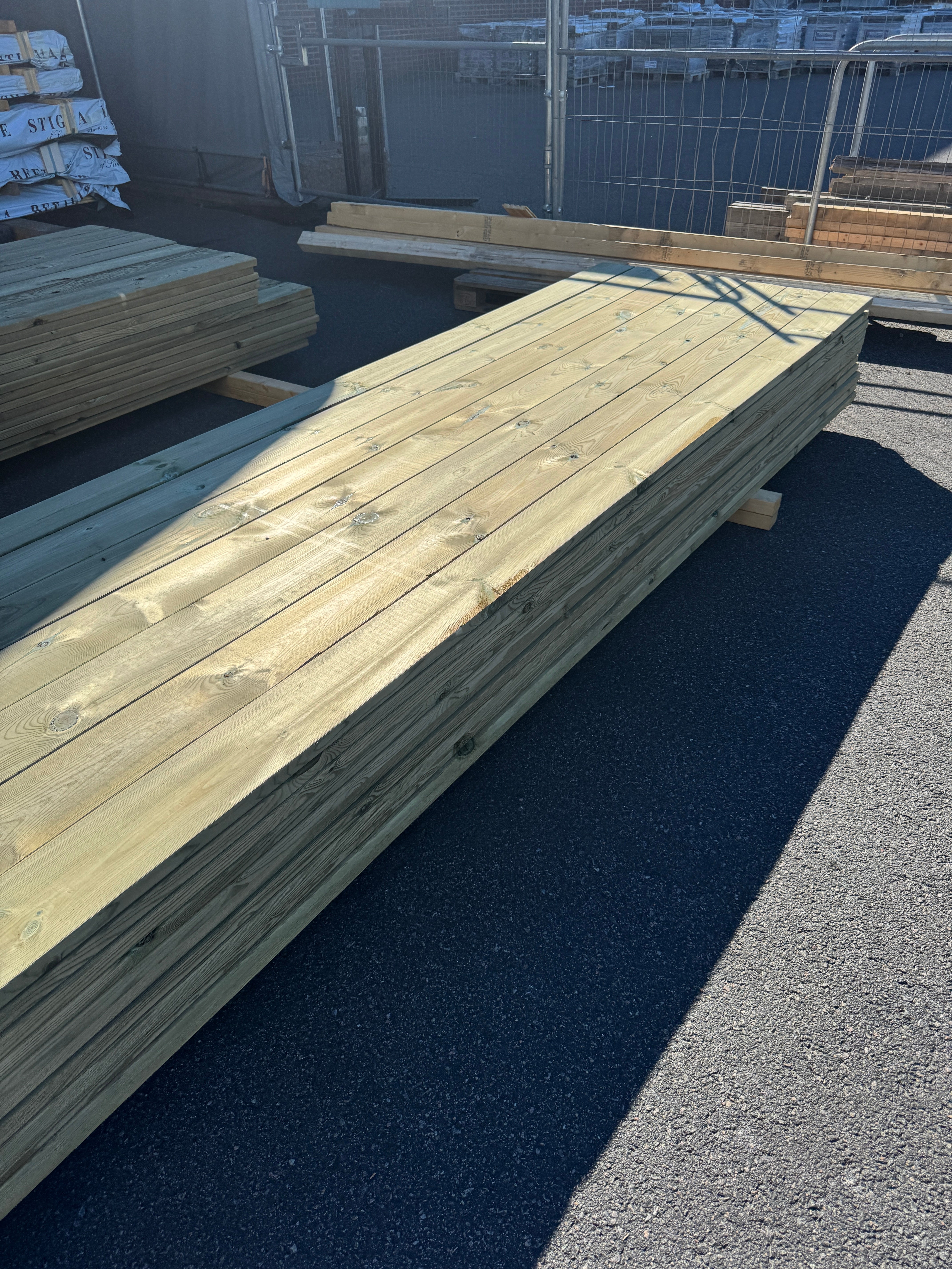 Paket Rillad Trall 28x145mm – 77 st (4,20 m, furu, NTR AB, B-sort)