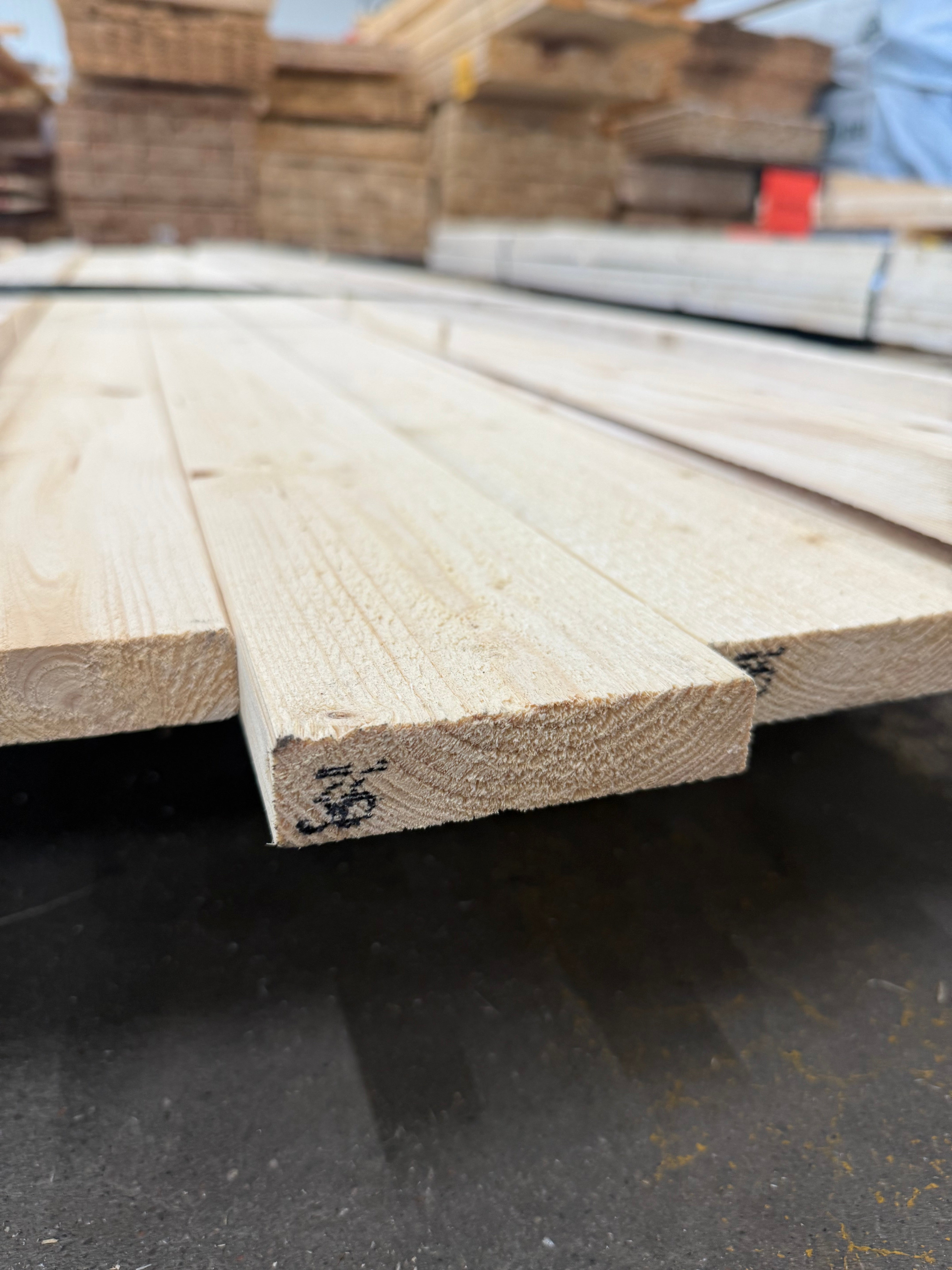 Paket Råplan 22x95mm 16st 3.60m