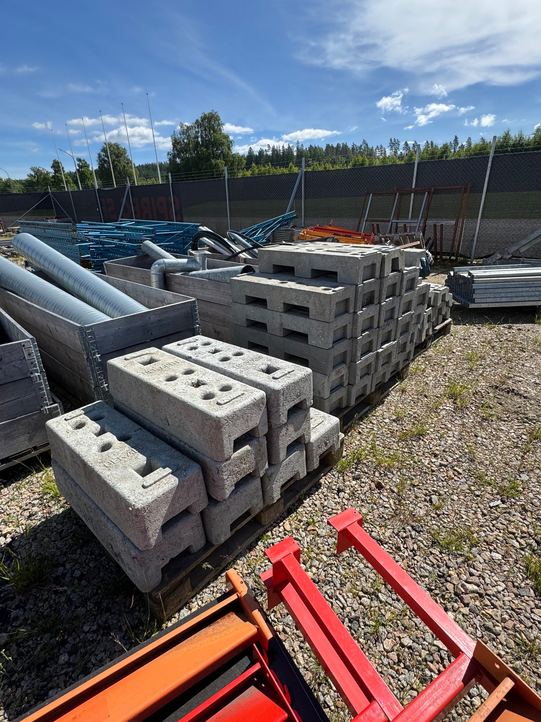 Parti Byggstängsel– 124 sektioner och 315 fötter