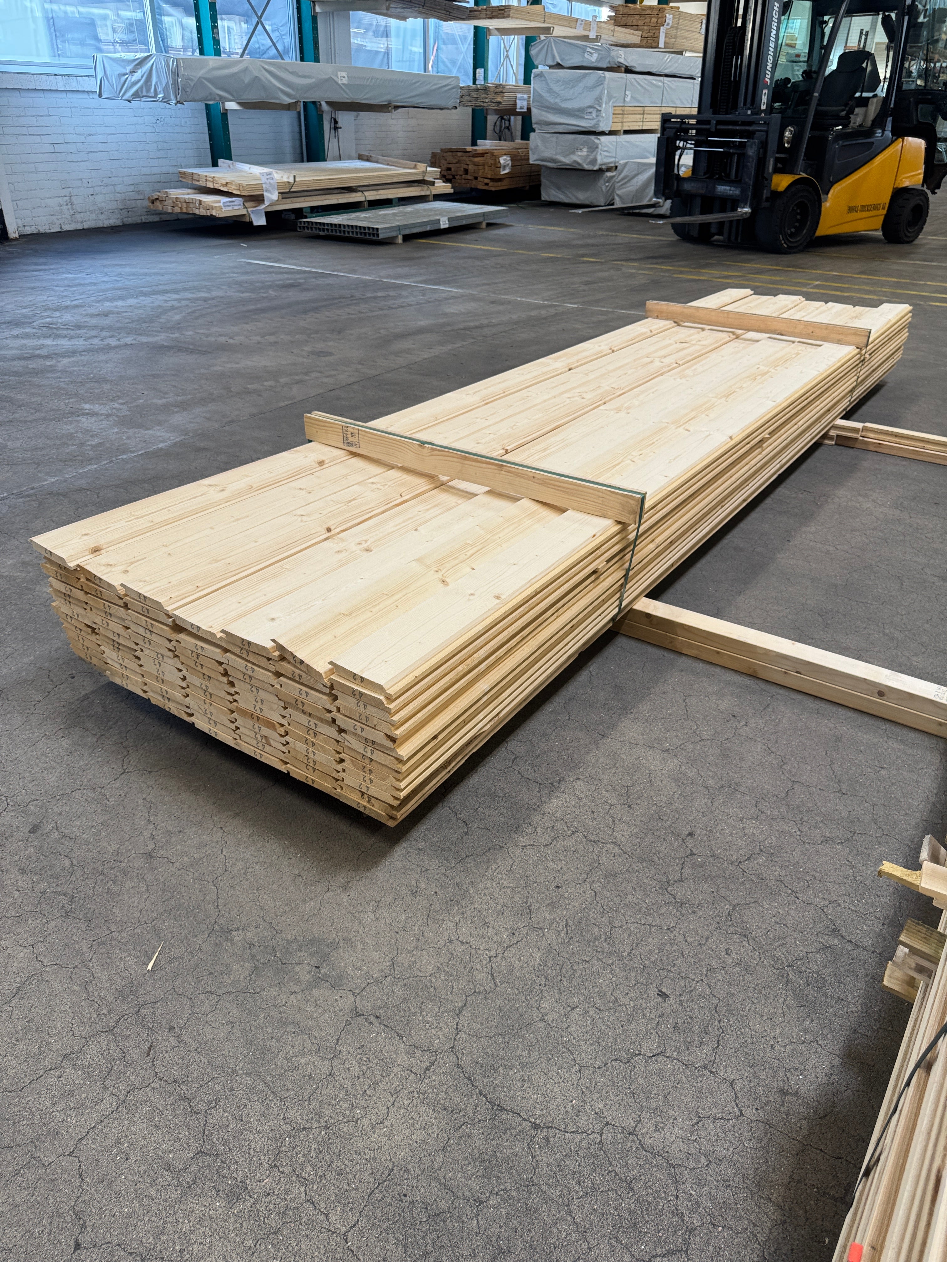 Paket Ytterpanel Dubbelfas Fals 22x145mm 4,20m – 91 st
