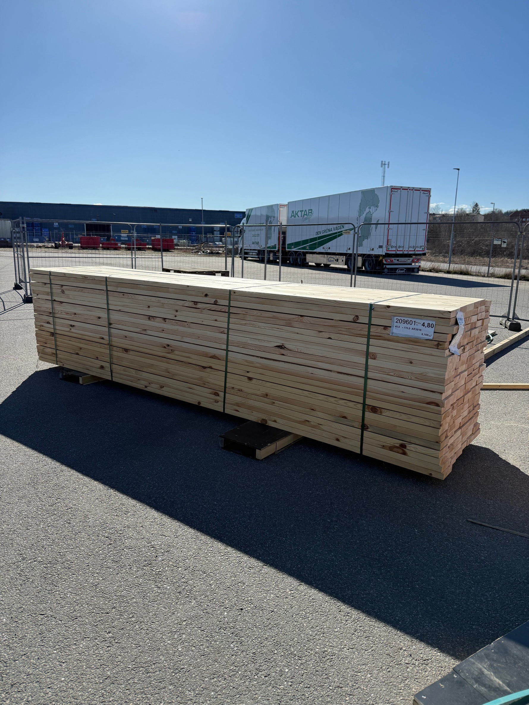 Paket Reglar 45x170 mm – 138 st (4,80 m, furu)