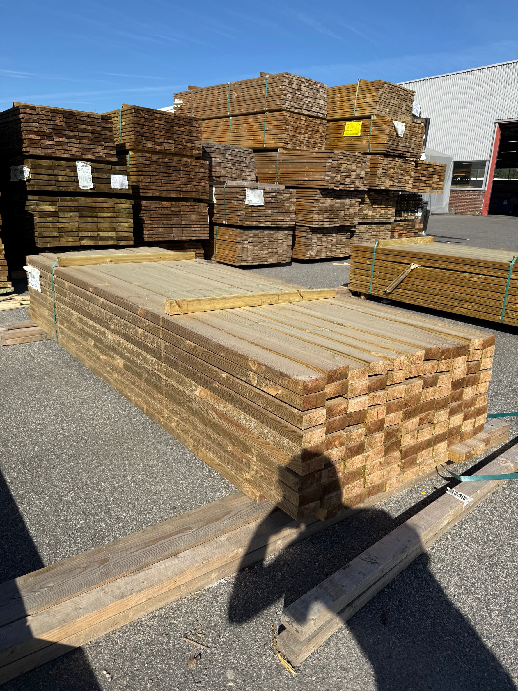 Paket Tryckimpregnerade Reglar 45x95mm, 110st 3.0m (C24)