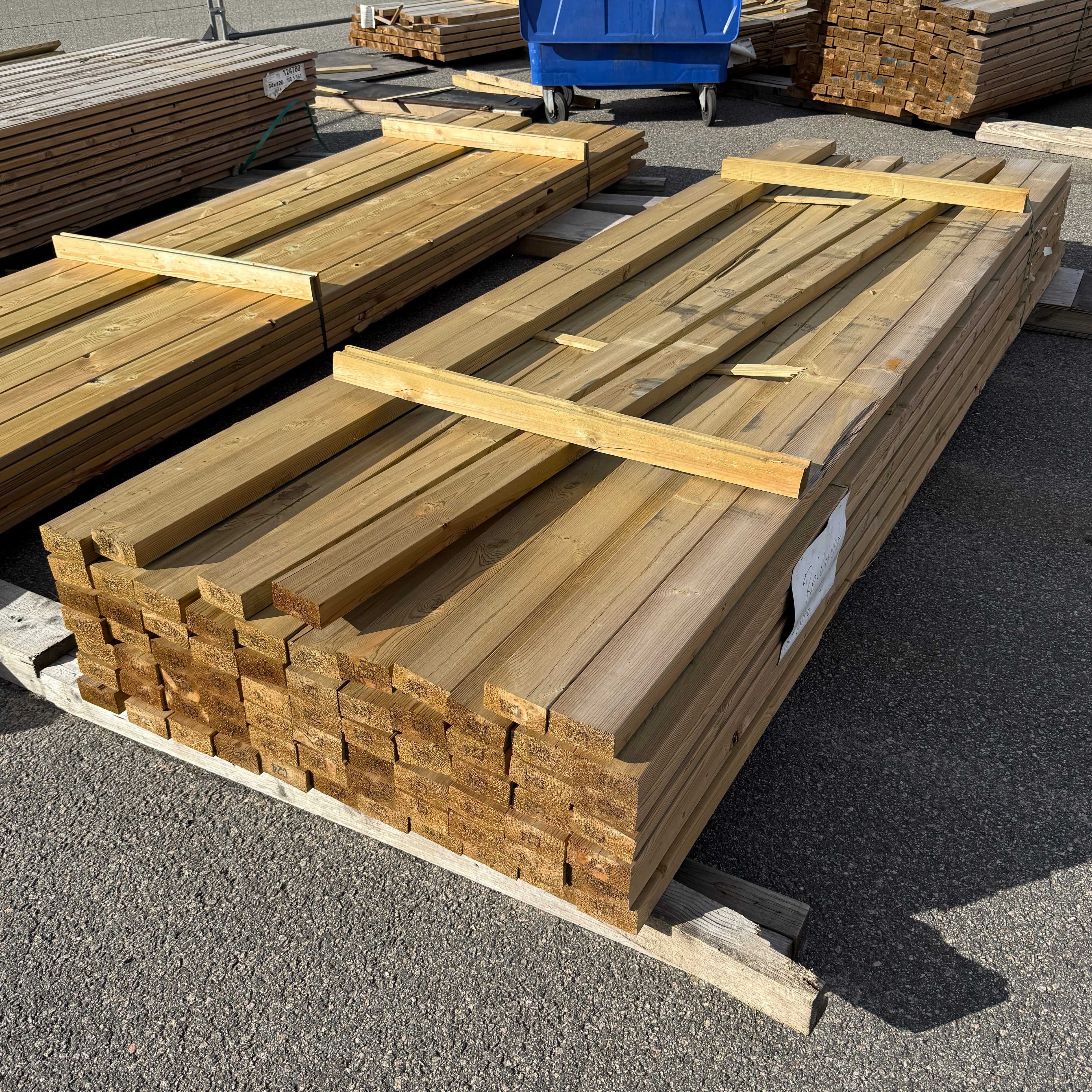 Paket Tryckimpregnerade Reglar 45x95mm 3,30m NTR-AB, C24 72st