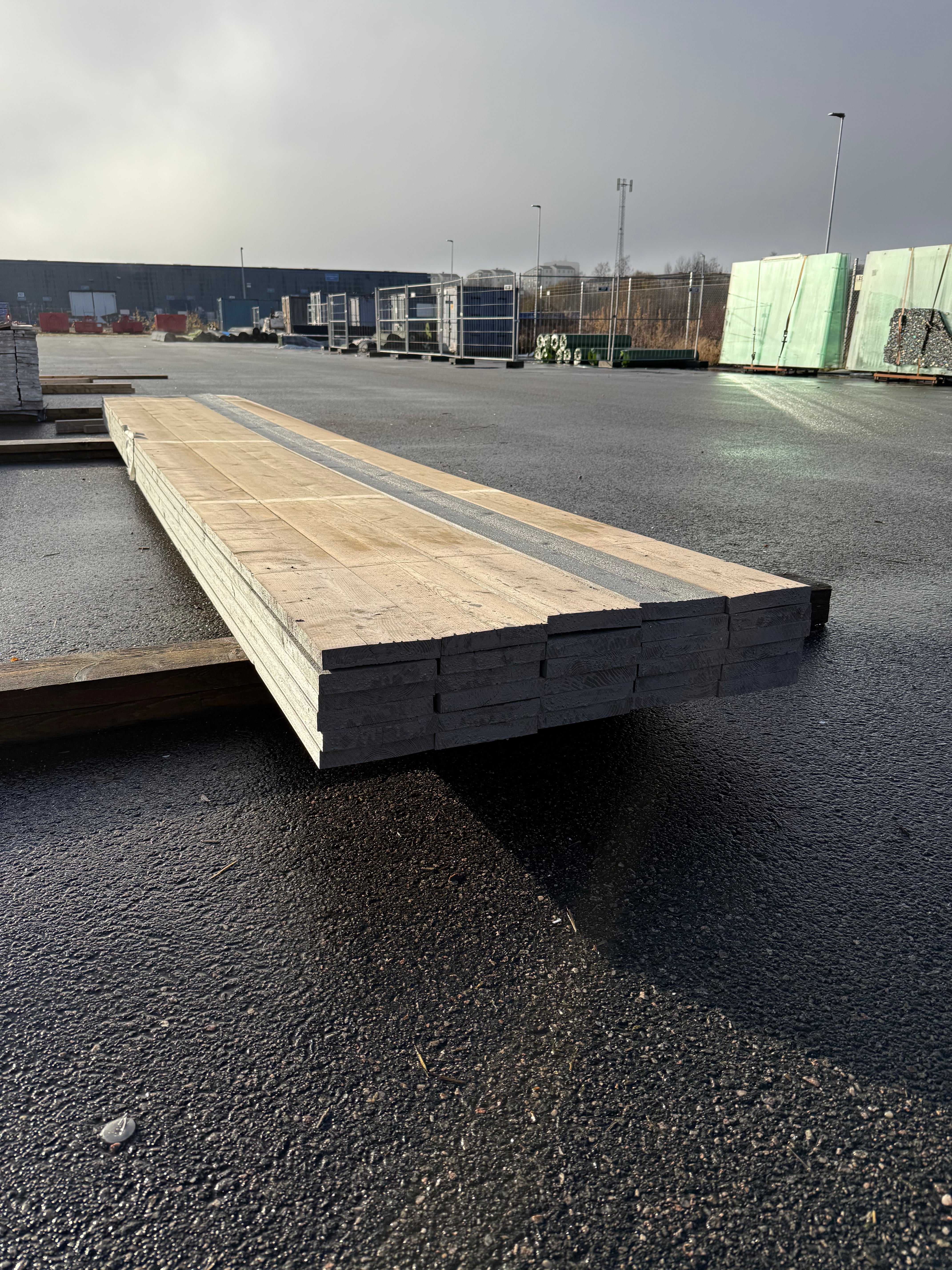 Paket Finsågad Panel 28x170 mm – 30 st (5,40 m, Målad NCS S 6500-N)